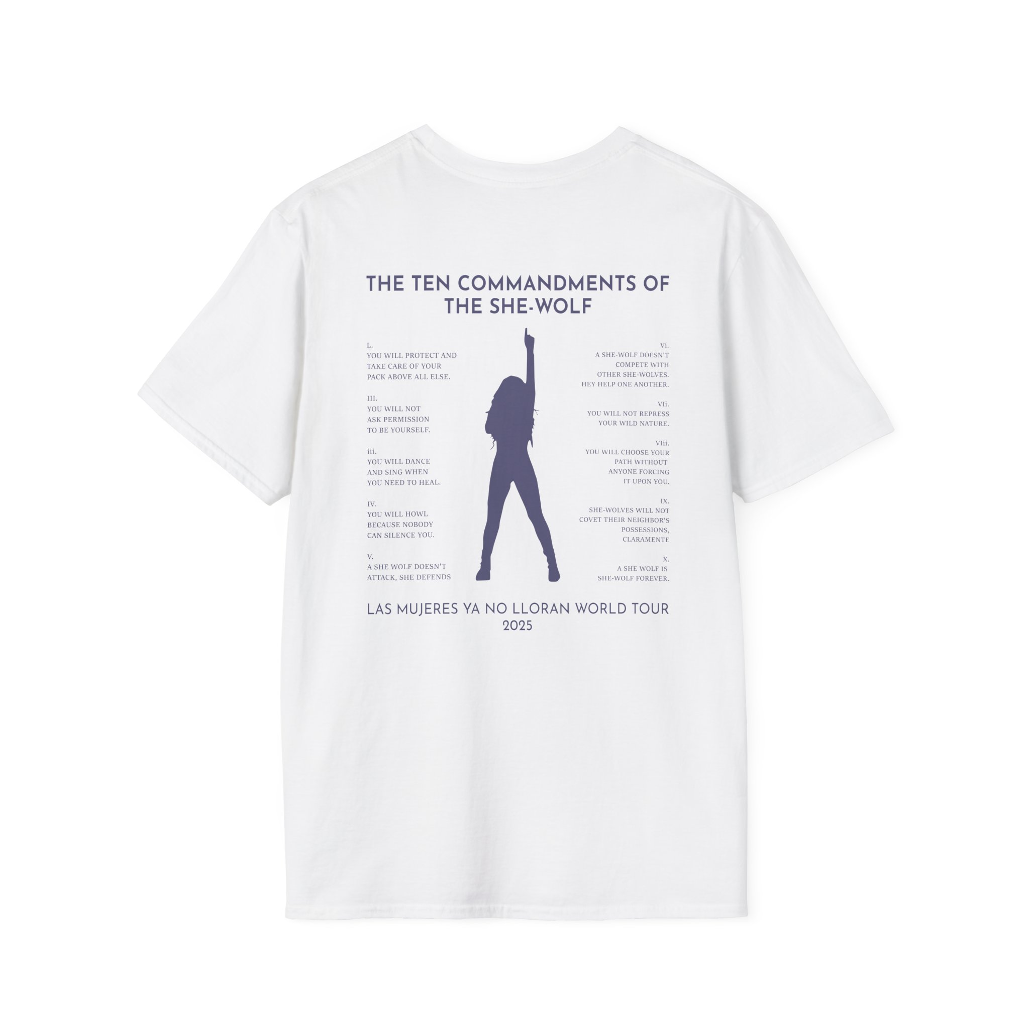 Shakira Commandments Unisex Softstyle T-Shirt
