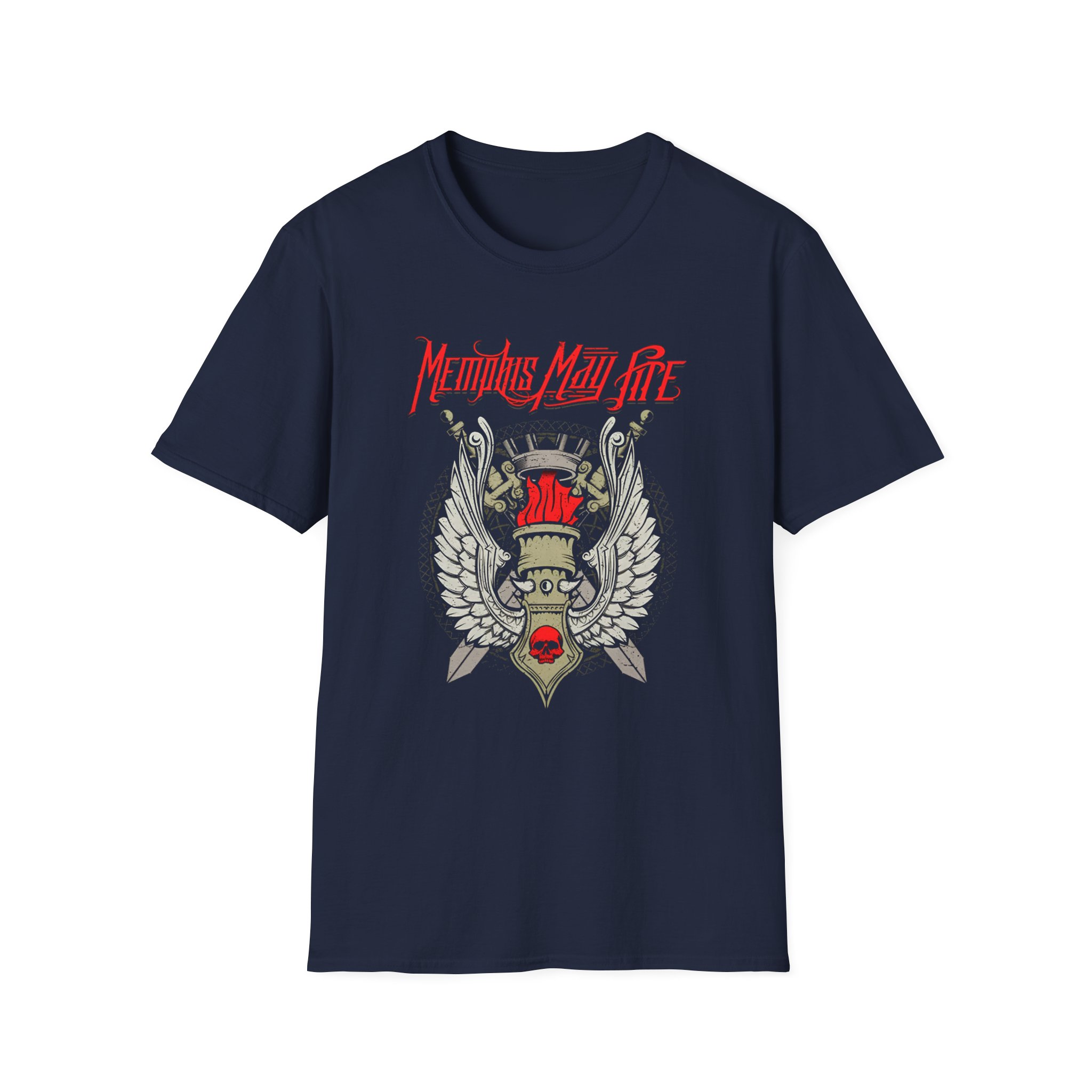 Memphis May Fire Roman Crest Unisex Softstyle T-Shirt
