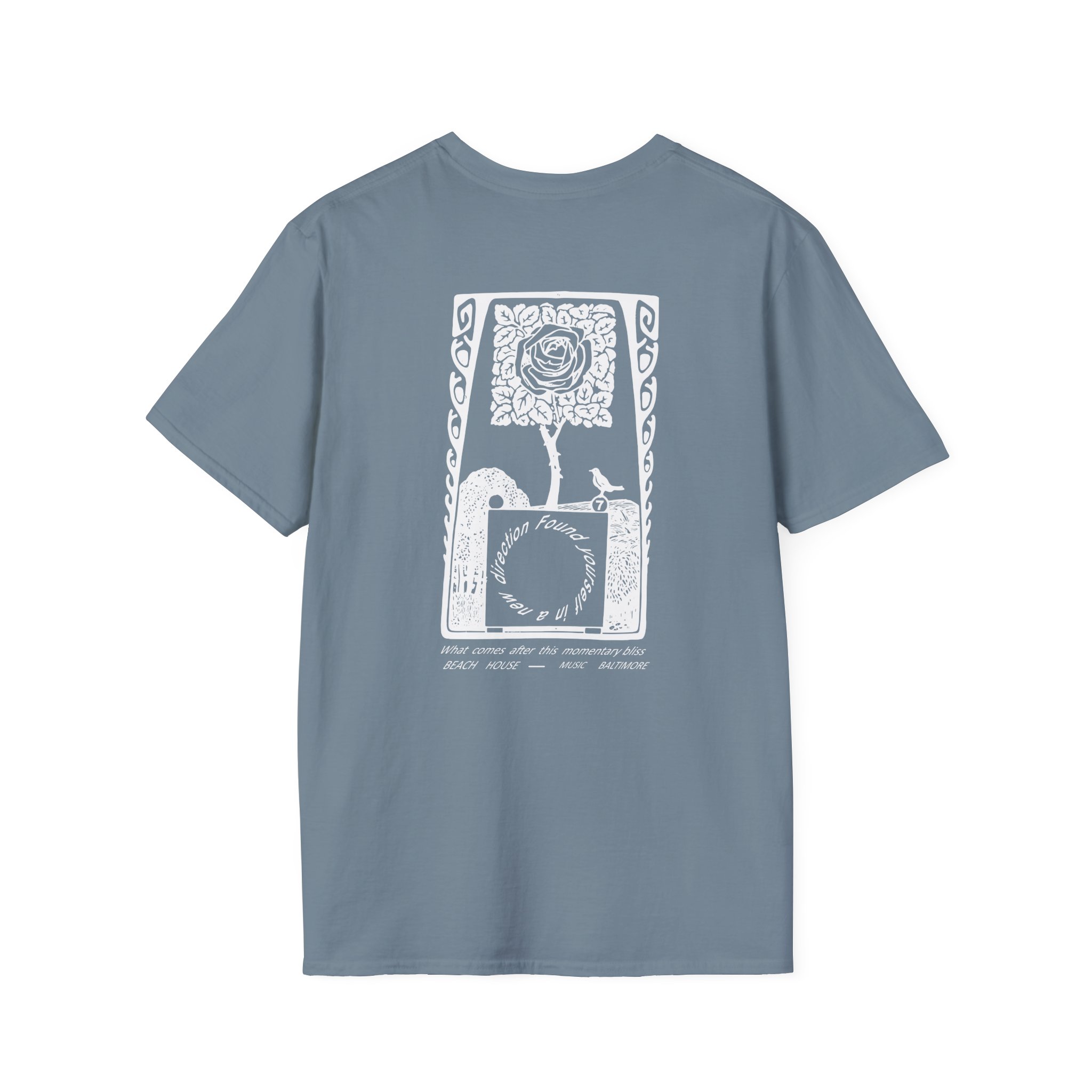 Beach House rose Unisex Softstyle T-Shirt