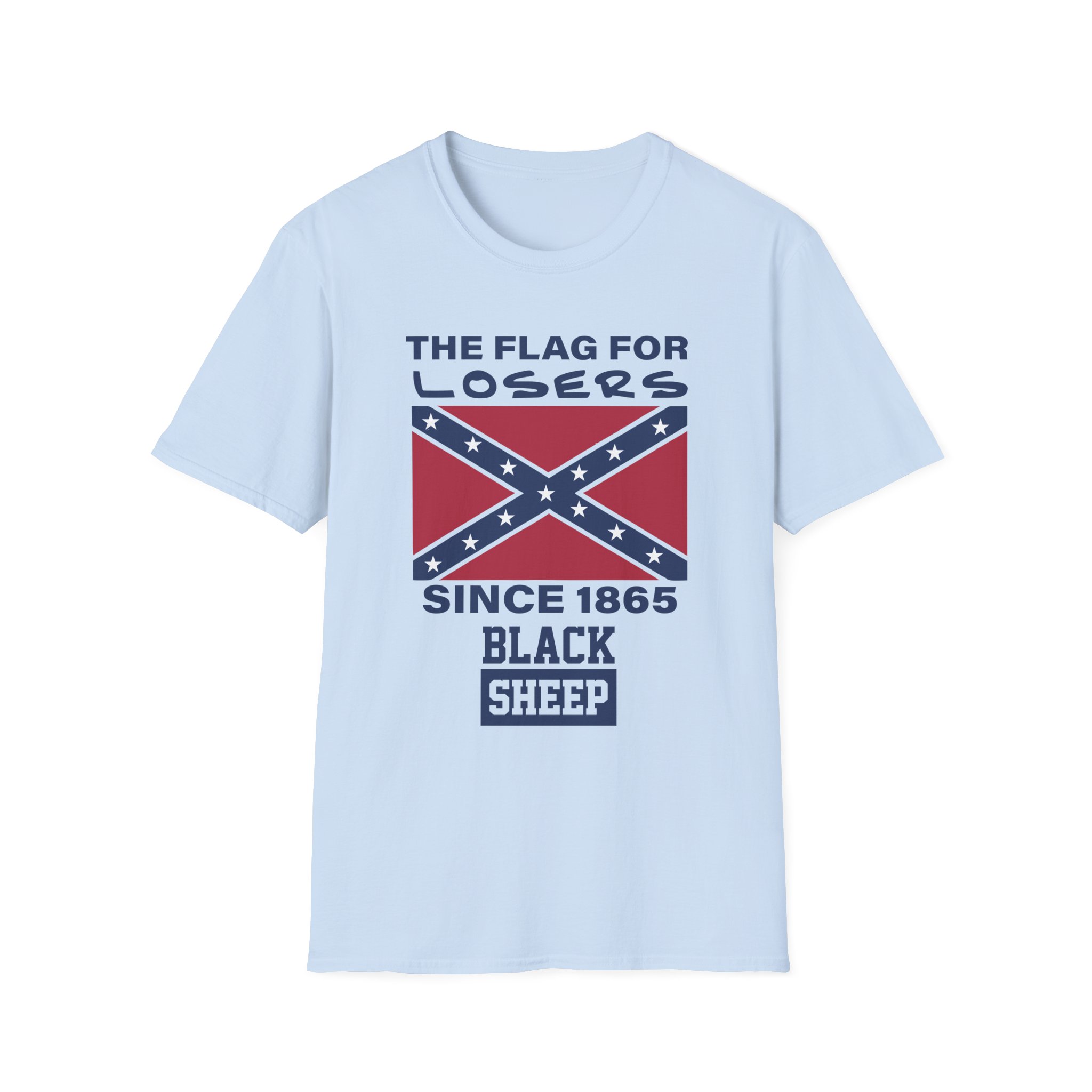Black Sheep the Flag for Looser Unisex Softstyle T-Shirt