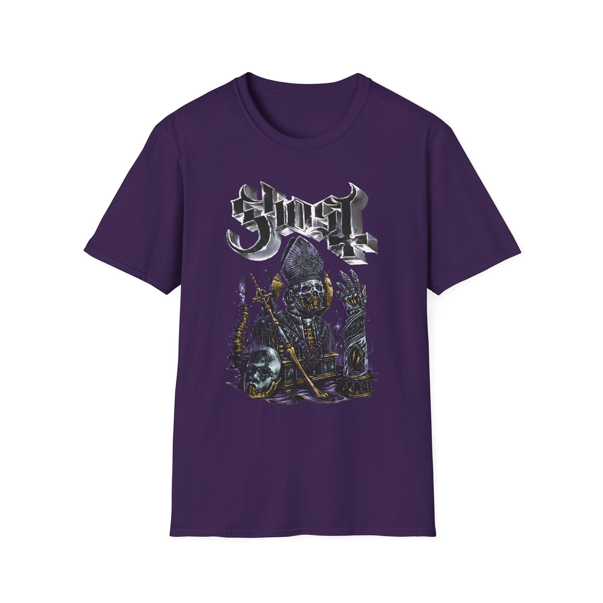 Ghost Band In Perpetua Unisex Softstyle T-Shirt