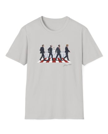 Larry Elder Abbey Road Vintage Band unisex softstyle t-shirt