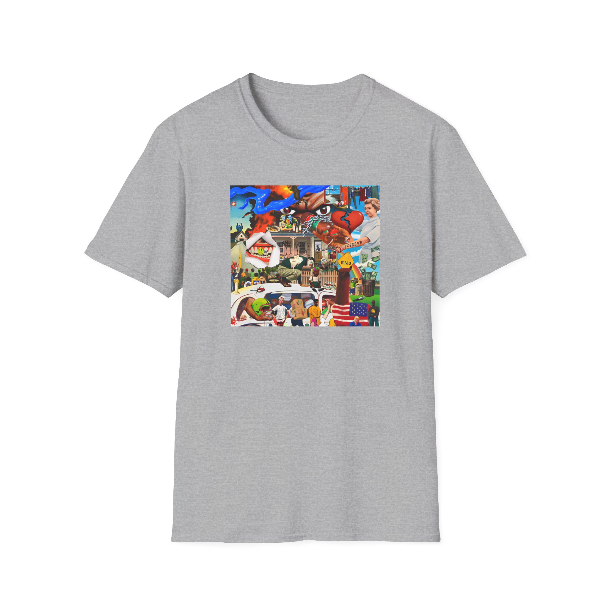B Family Cover Unisex Softstyle T-Shirt