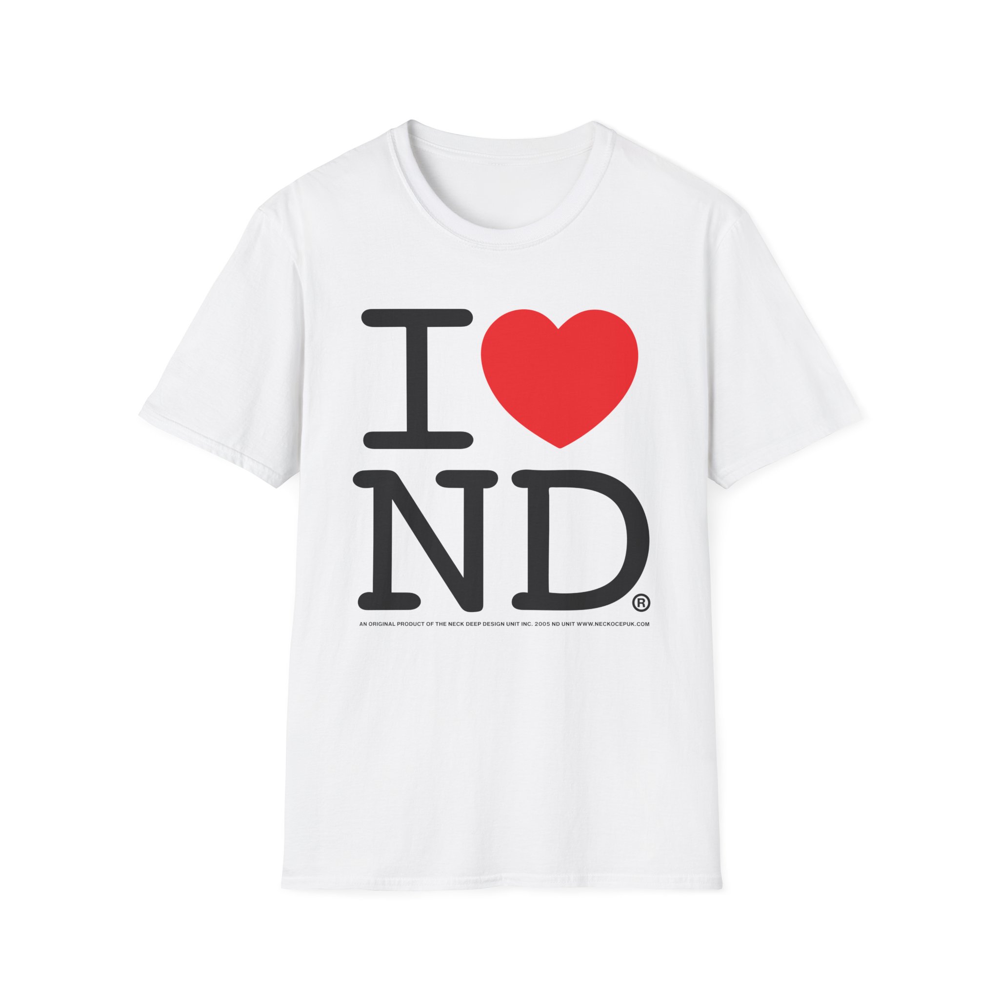 Neck Deep I <3 ND Unisex Softstyle T-Shirt