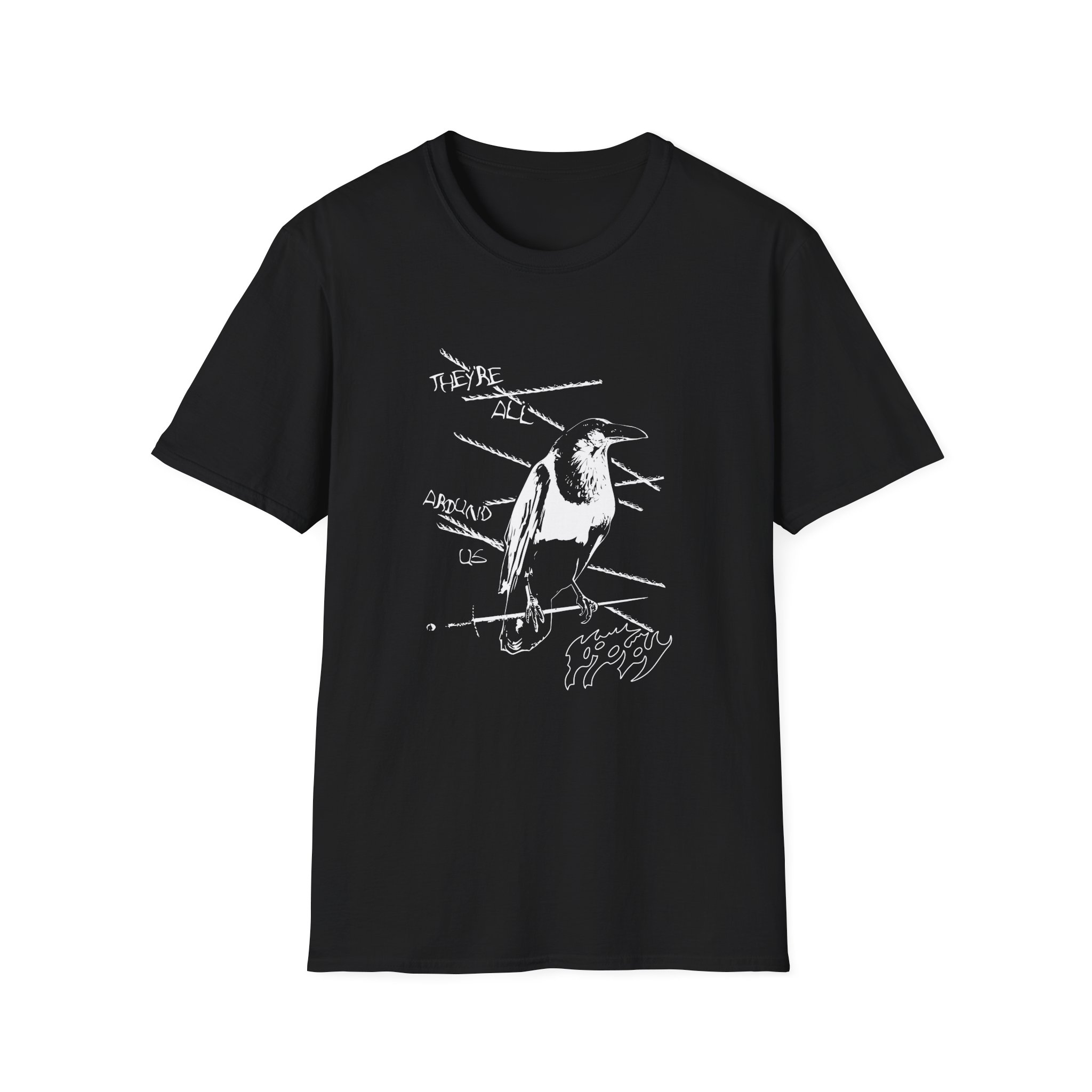 Poppy They're All Around Us Unisex Softstyle T-Shirt
