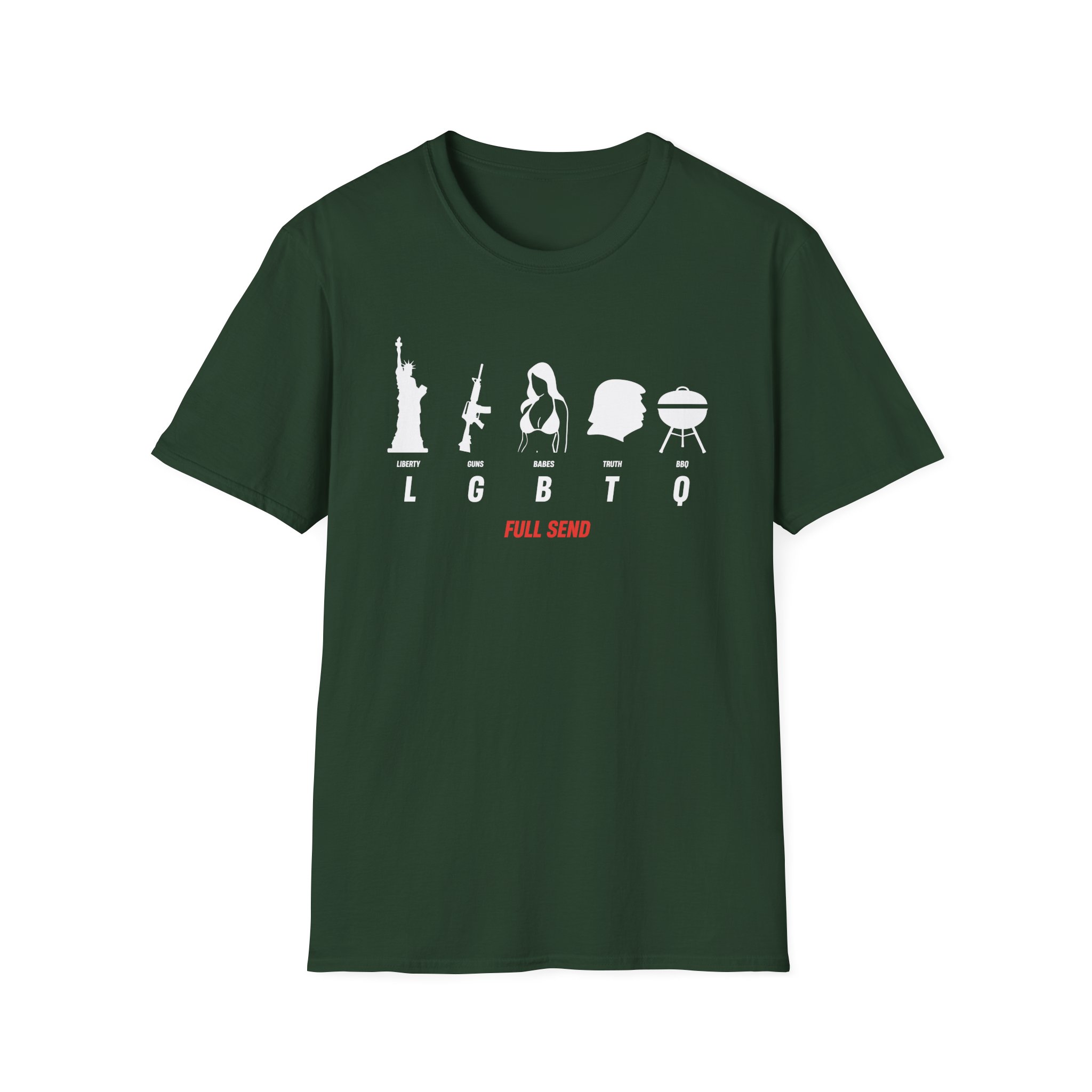 Full Send LGBTQ Unisex Softstyle T-Shirt
