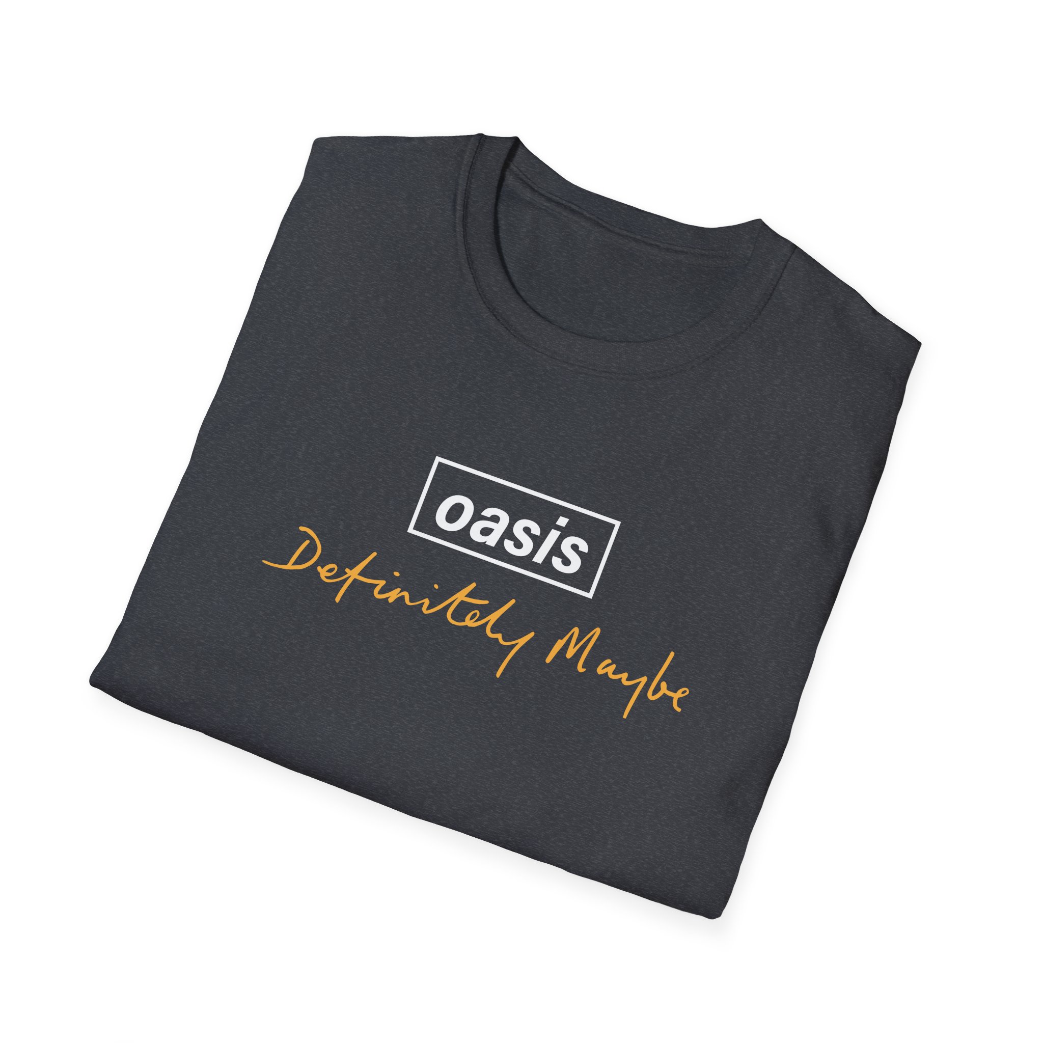 Oasis Definitely Maybe Tracklist Unisex Softstyle T-Shirt