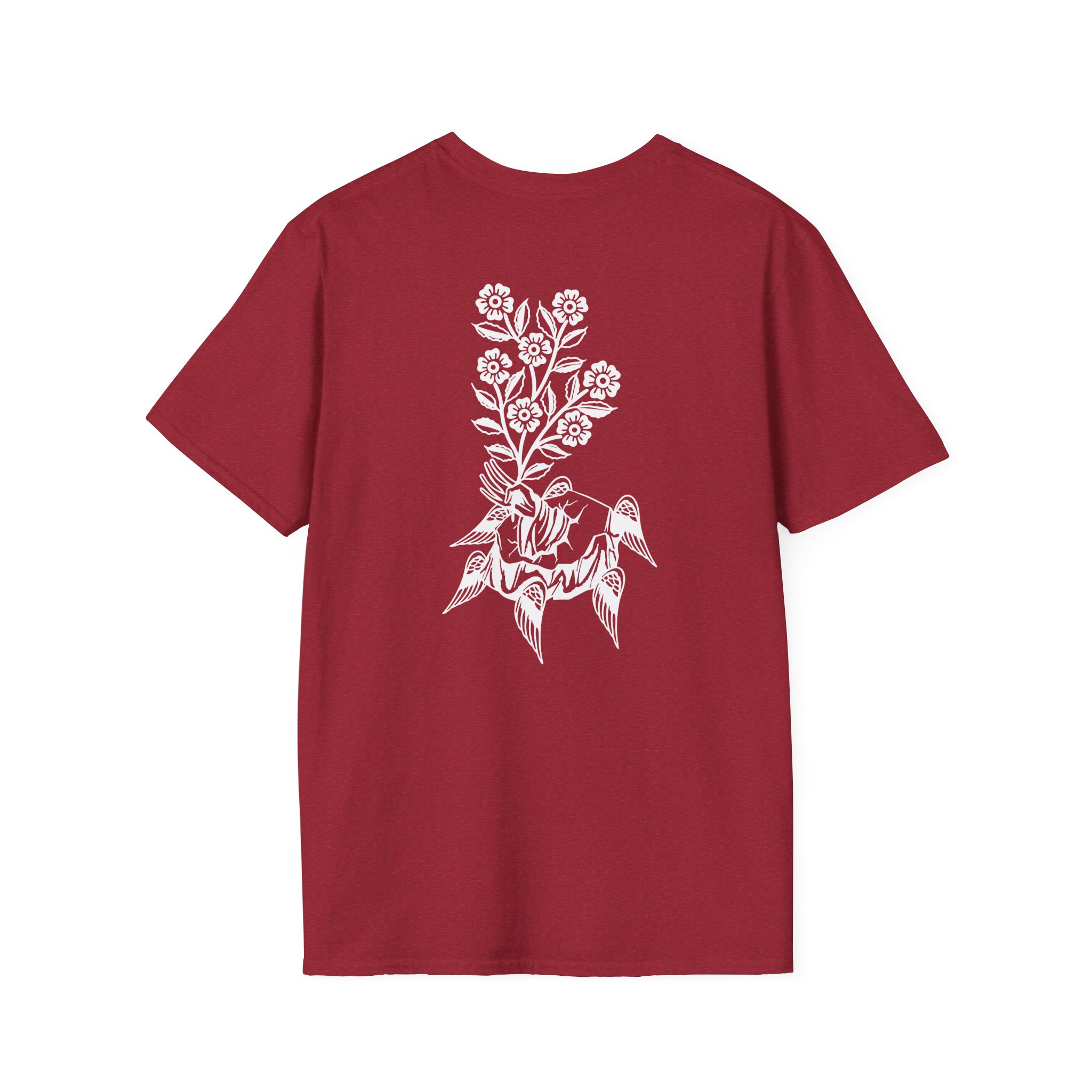 Fireworks Flowers Unisex Softstyle T-Shirt