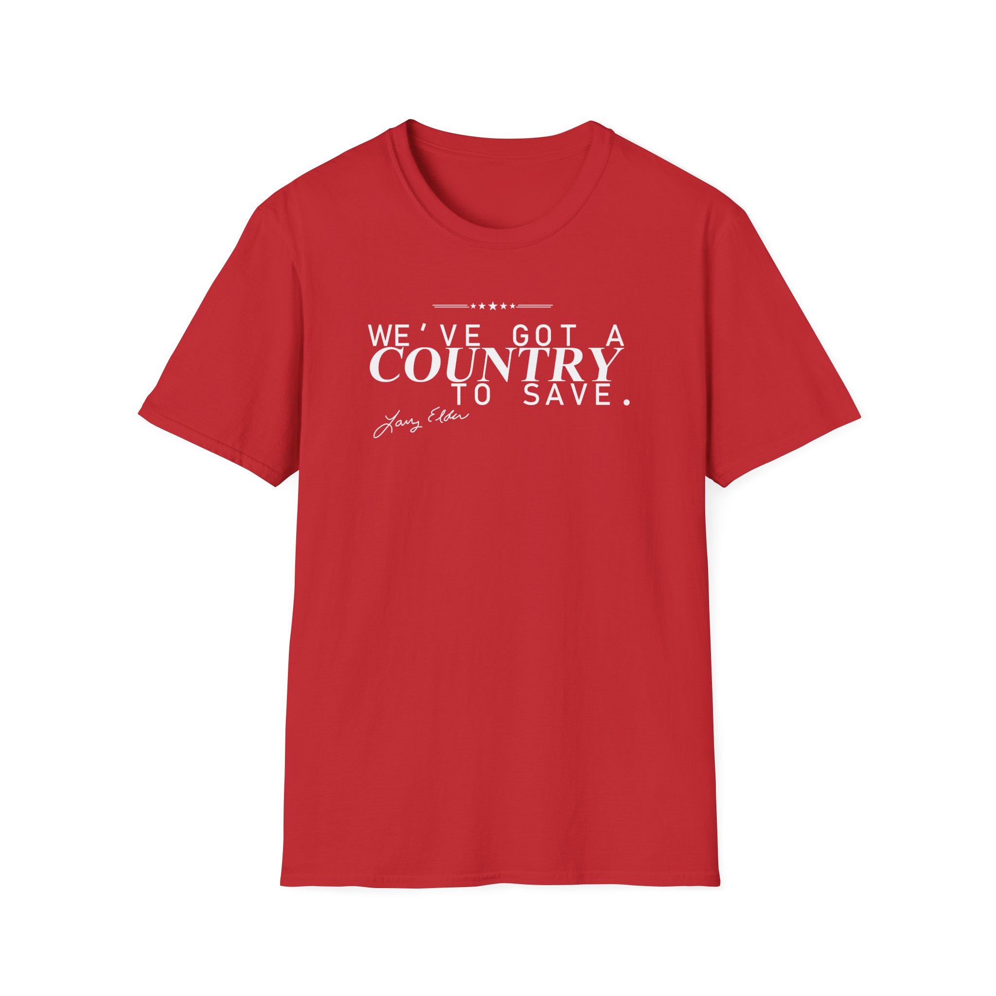Larry Elder Our Country unisex softstyle t-shirt