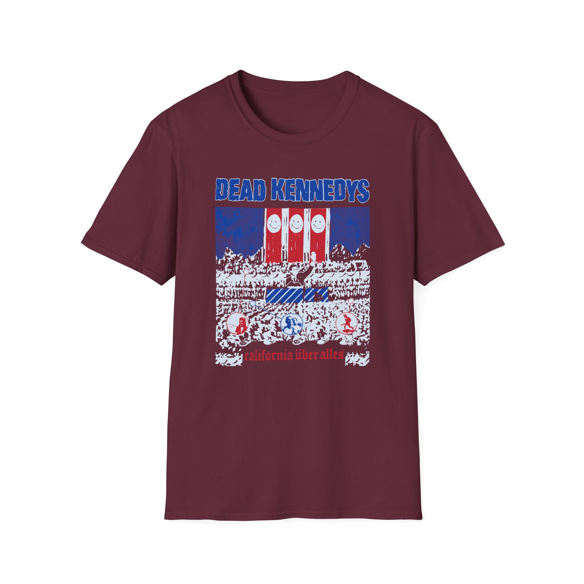 Dead Kennedys California Uber Alles Unisex Softstyle T-Shirt