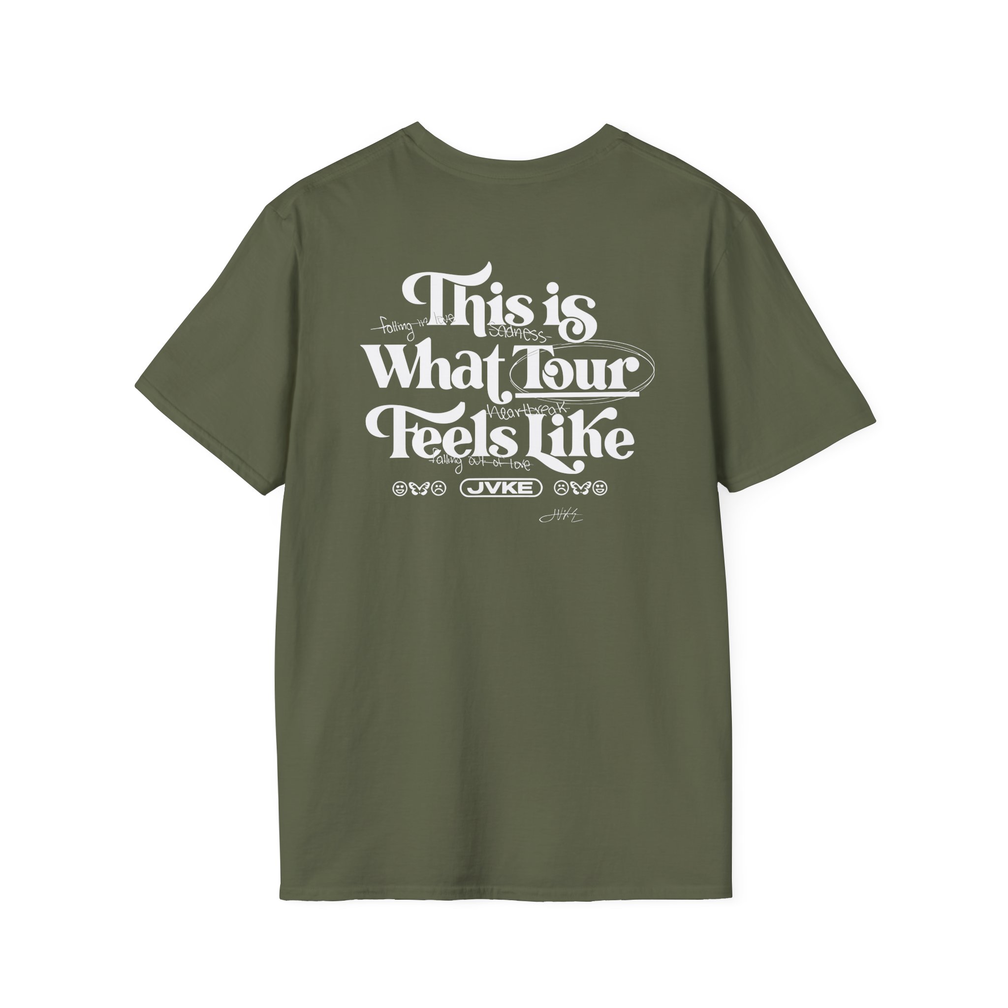 Jvke What Tour Feels Like Unisex Softstyle T-Shirt