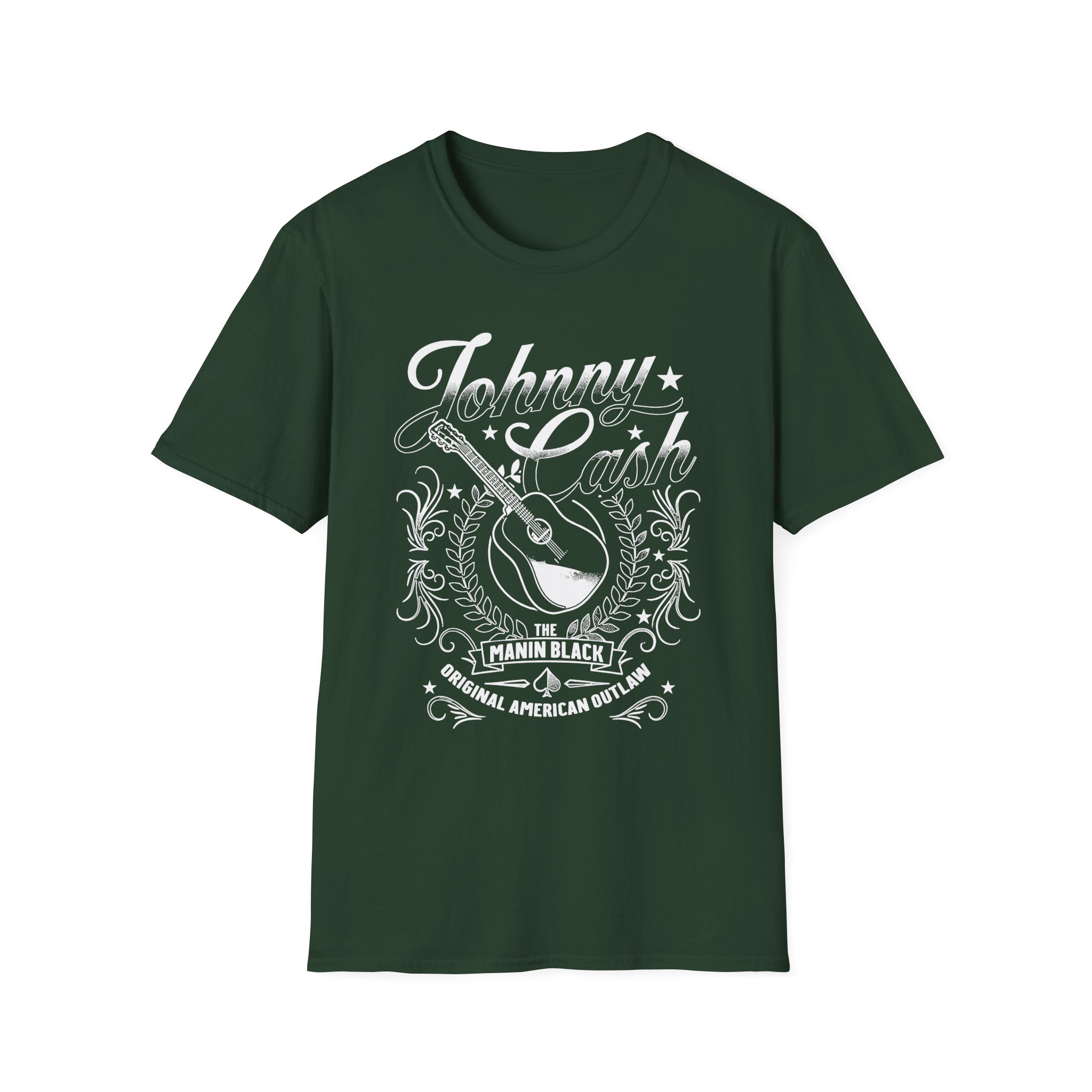 Johnny Cash Man in Black Guitar unisex t-shirt