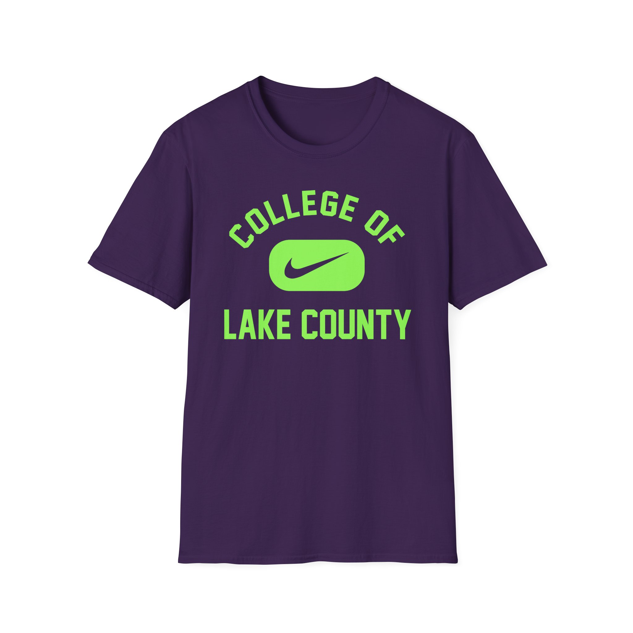 College Lake County Nike Lancers Unisex Softstyle T-Shirt