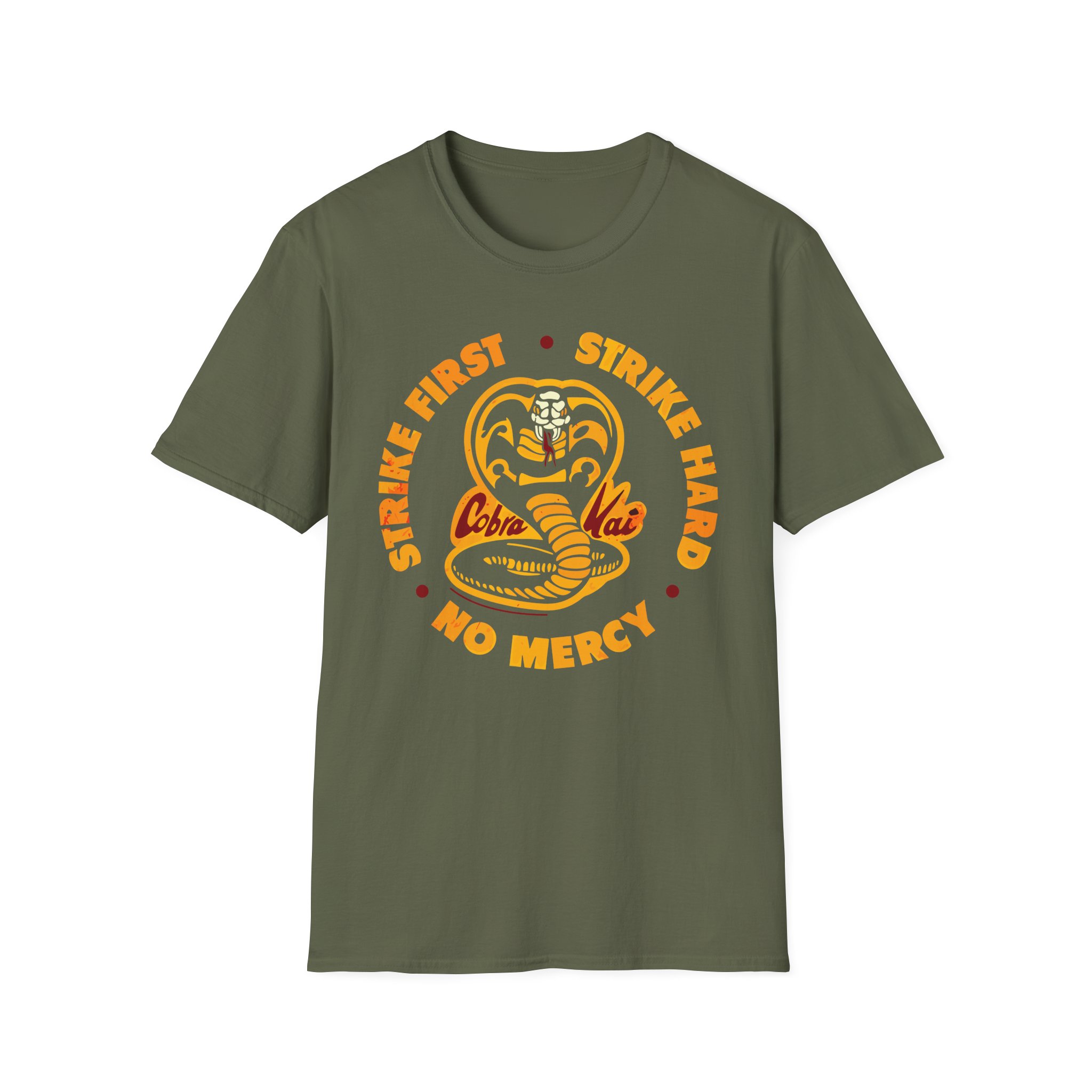 Cobra Kai Distressed Logo Unisex Softstyle T-Shirt