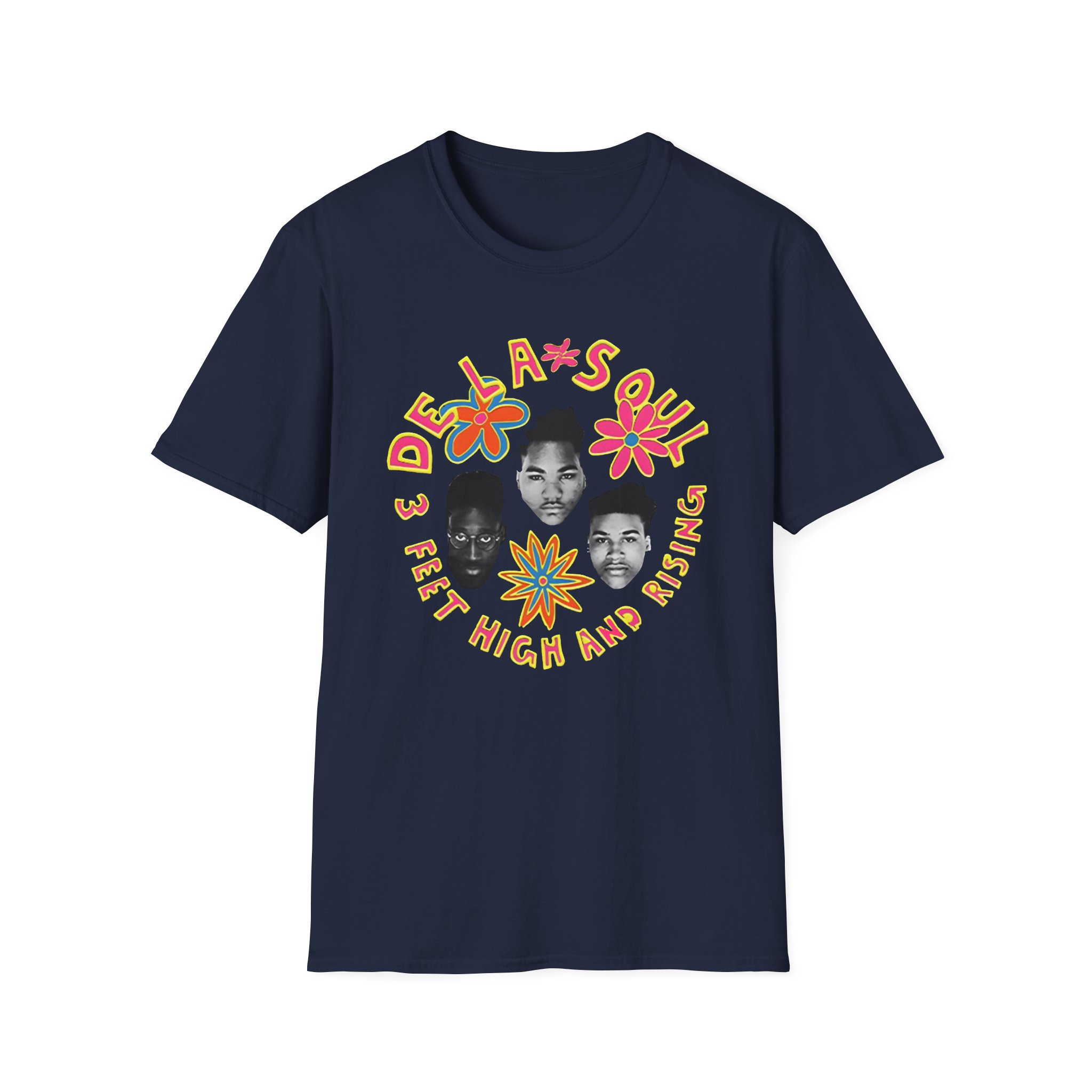 De La Soul 3 Feet High and Rising Unisex Softstyle T-Shirt