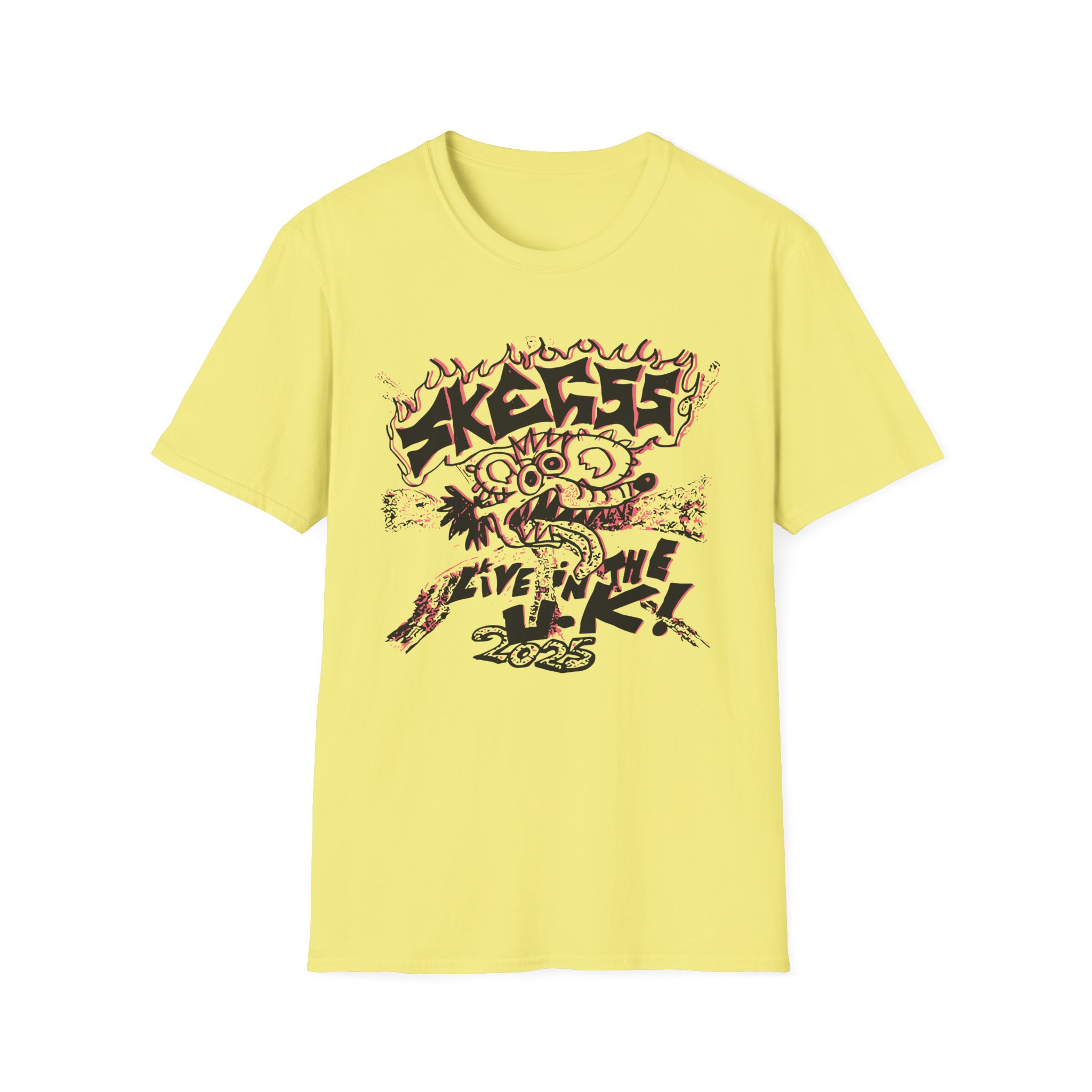 Skegss Live in the Uk 2025 Unisex Softstyle T-Shirt