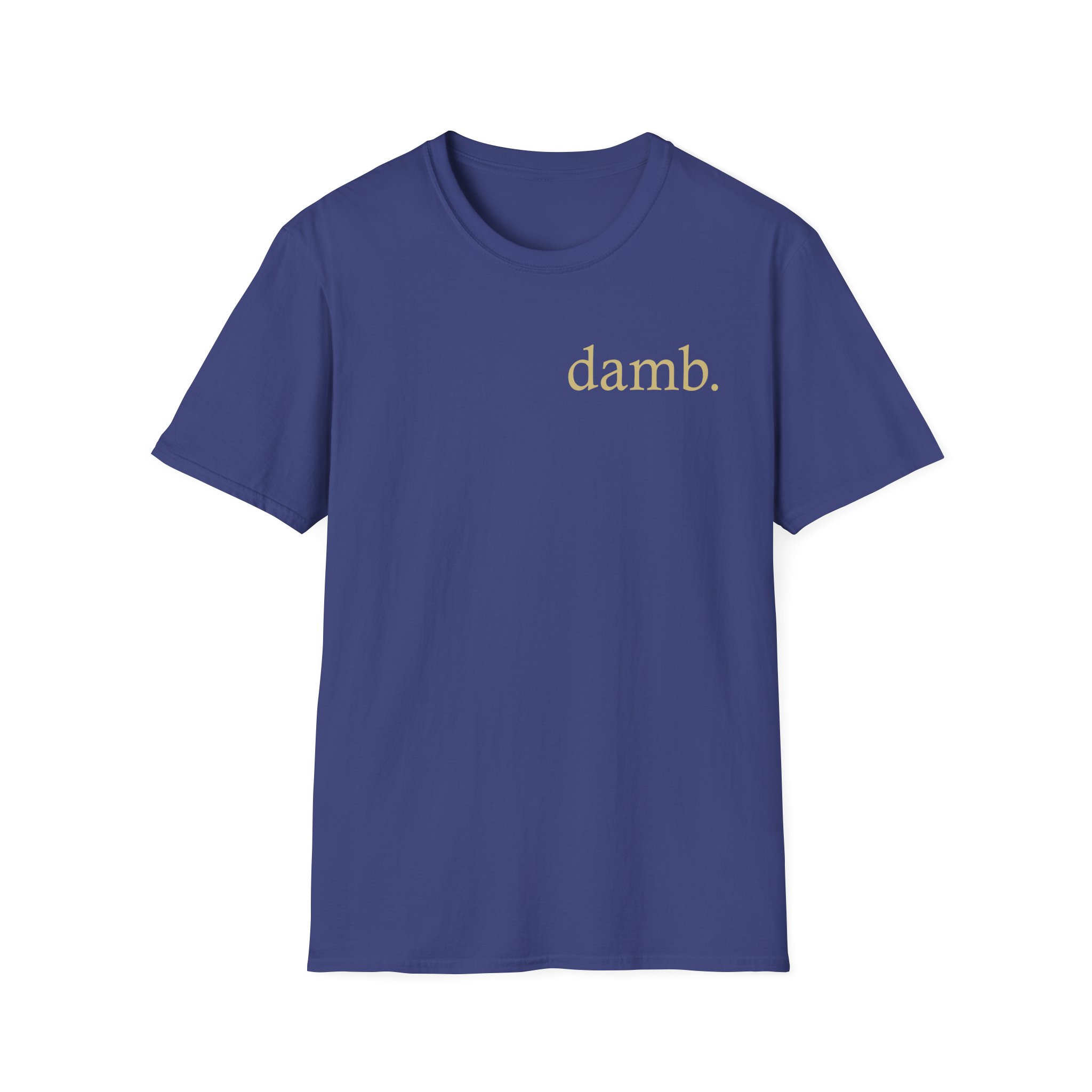 Smii7y Damb Gold Foil Unisex Softstyle T-Shirt
