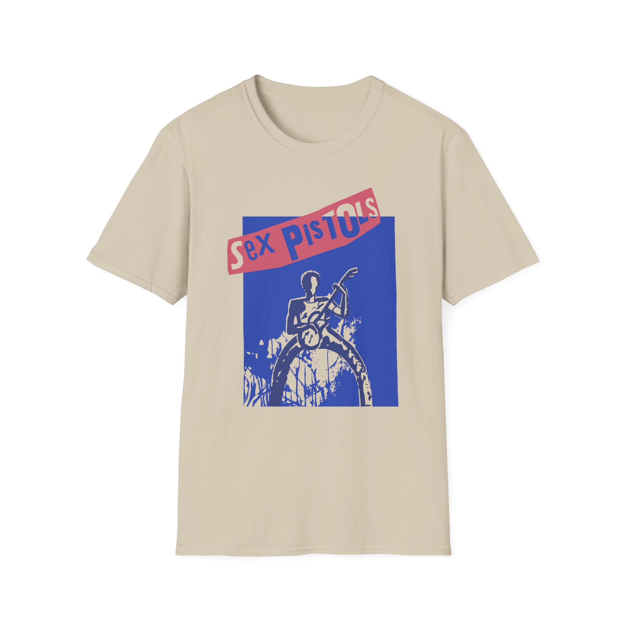 SP Guitar Sketch Unisex Softstyle T-Shirt