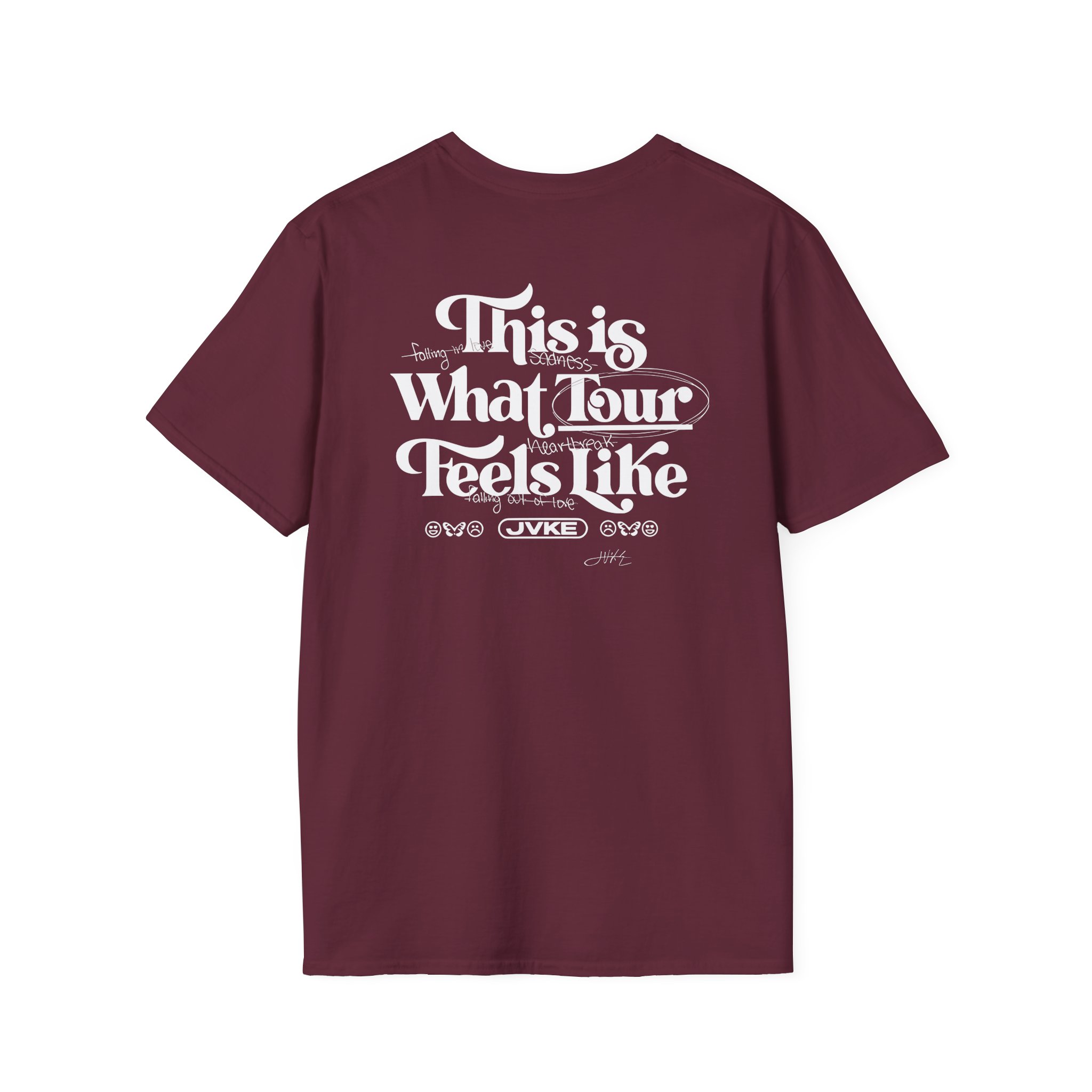Jvke What Tour Feels Like Unisex Softstyle T-Shirt