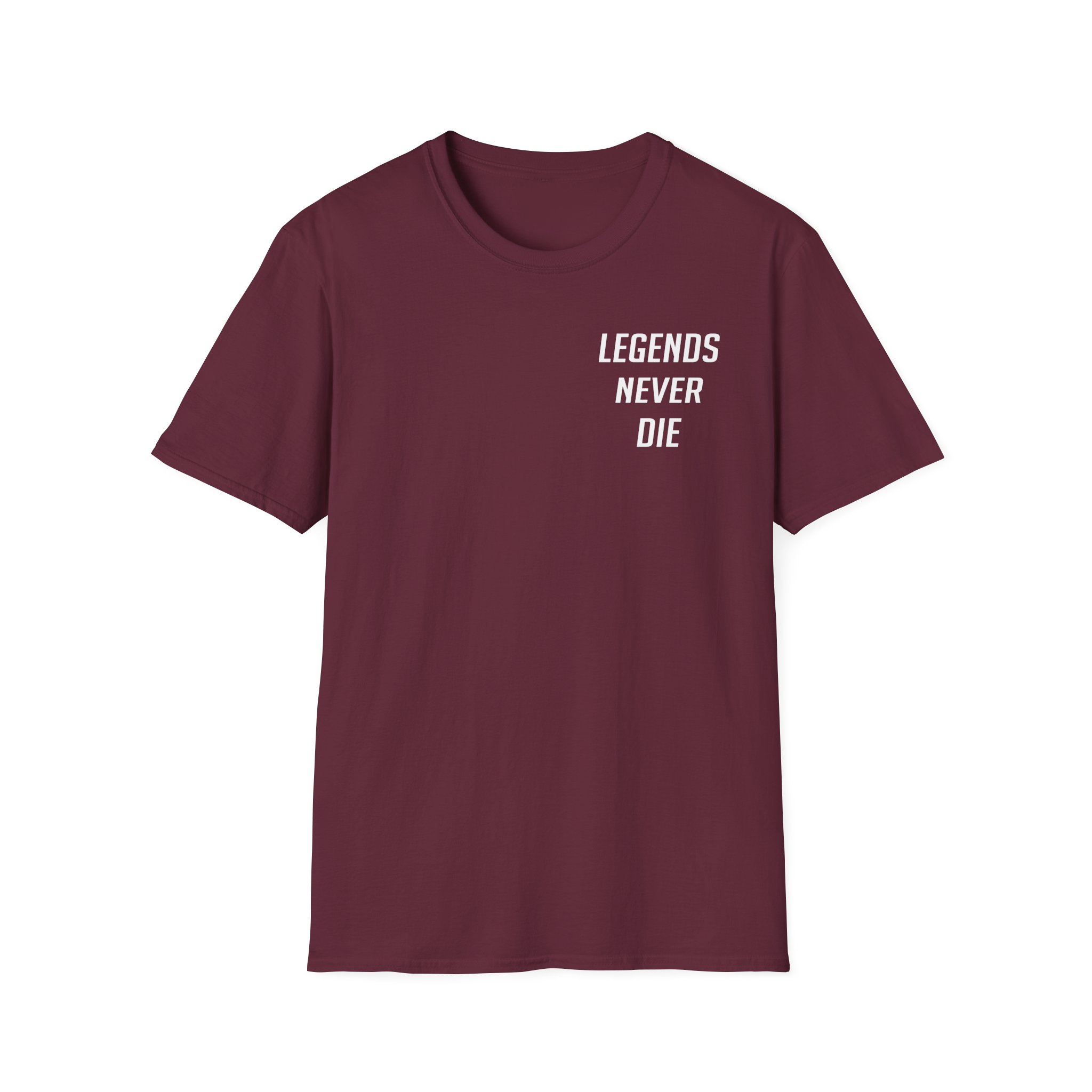 Teeqo Legends Never Die Unisex Softstyle T-Shirt