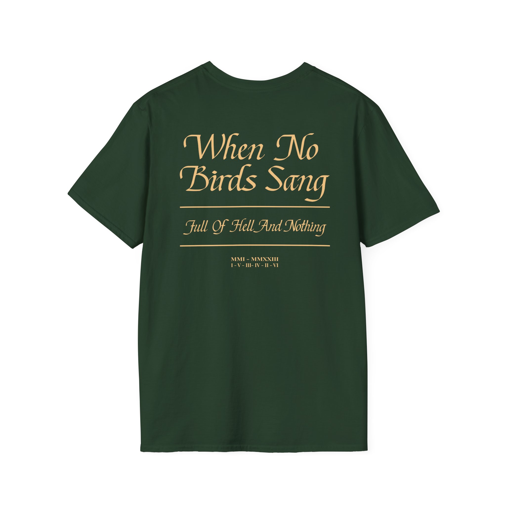 Full of Hell and Nothing Bird Unisex Softstyle T-Shirt