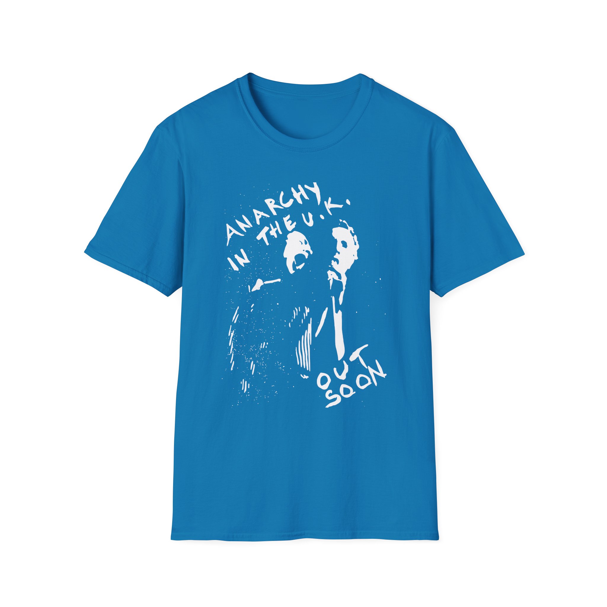 SP Anarchy in the Uk Out Soon Unisex Softstyle T-Shirt