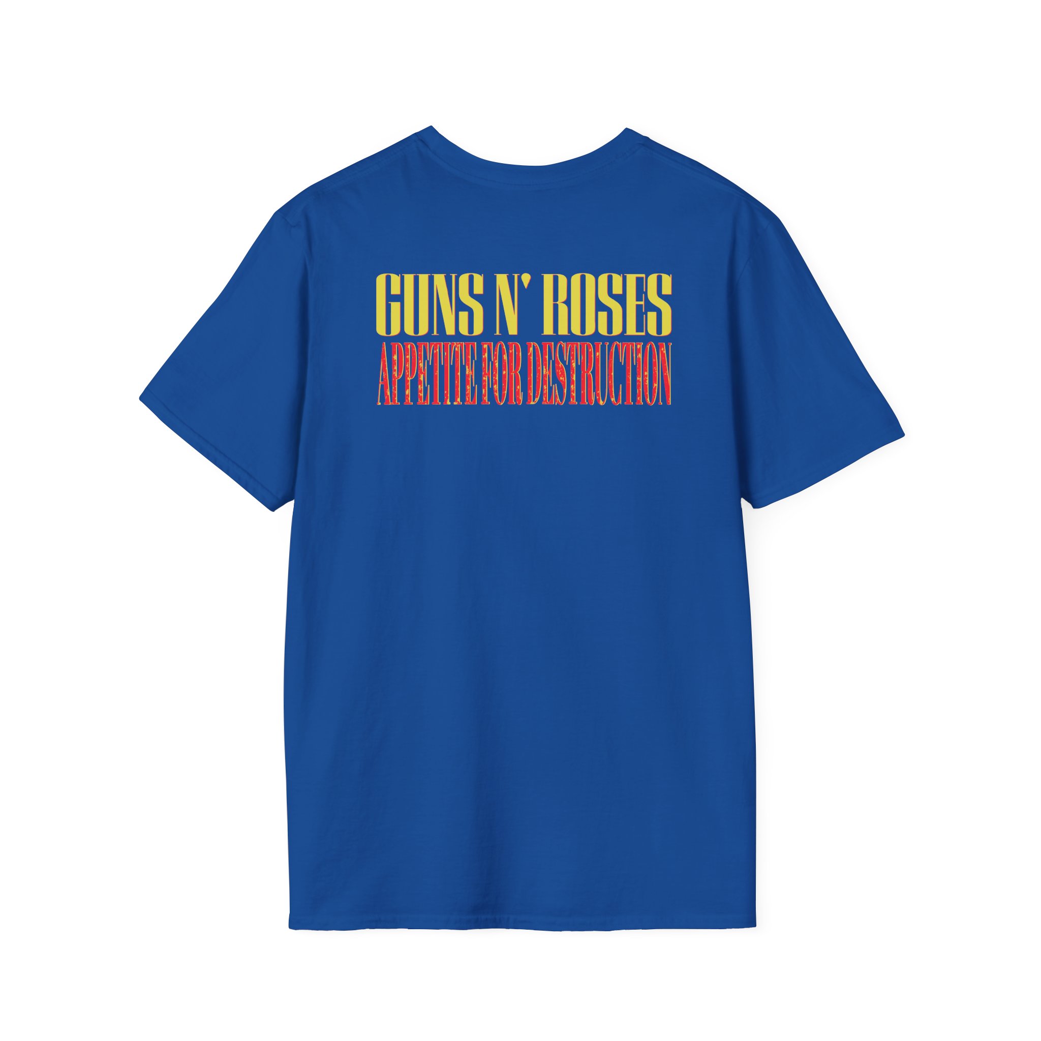 Guns N Roses 1988 Needle Skull Unisex Softstyle T-Shirt