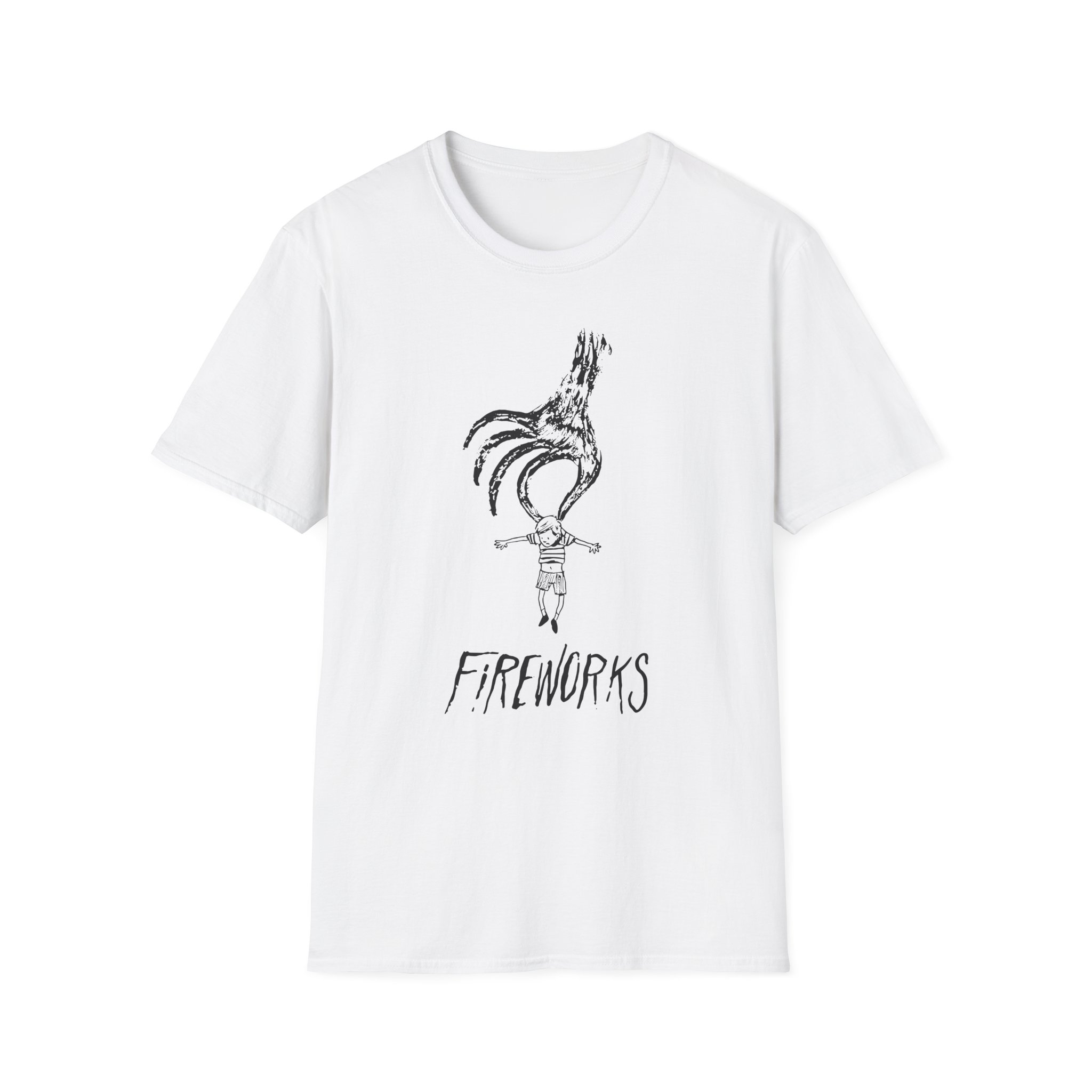 Fireworks Hand Unisex Softstyle T-Shirt
