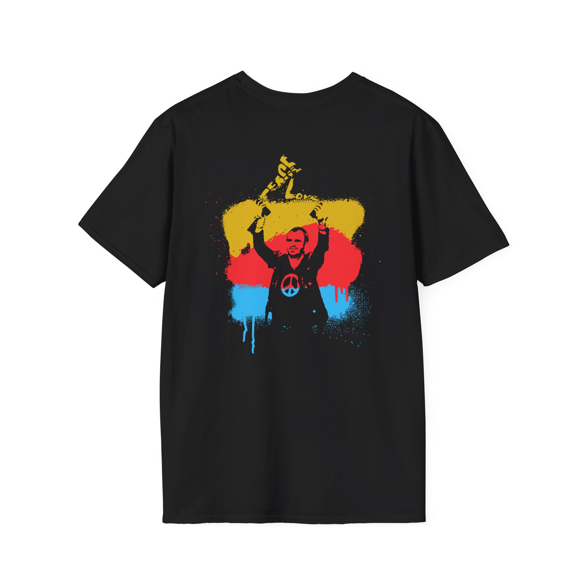Ringo Starr Peace & Love Unisex Softstyle T-Shirt