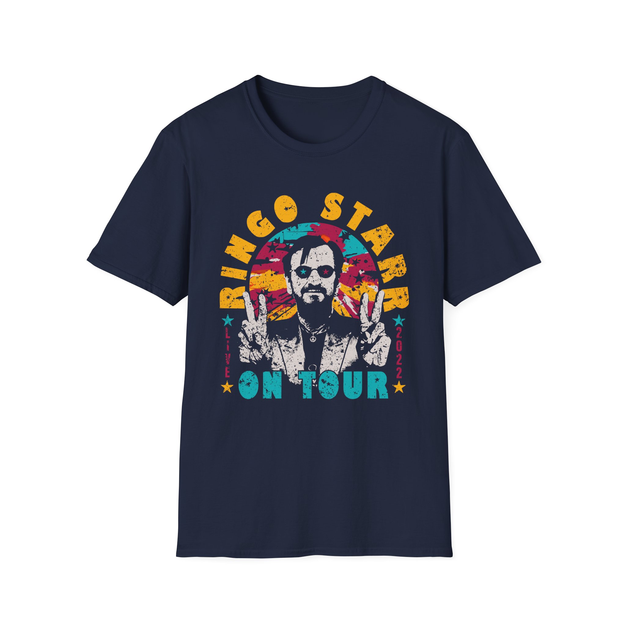 Ringo Starr Ringo on Tour Photo Unisex Softstyle T-Shirt