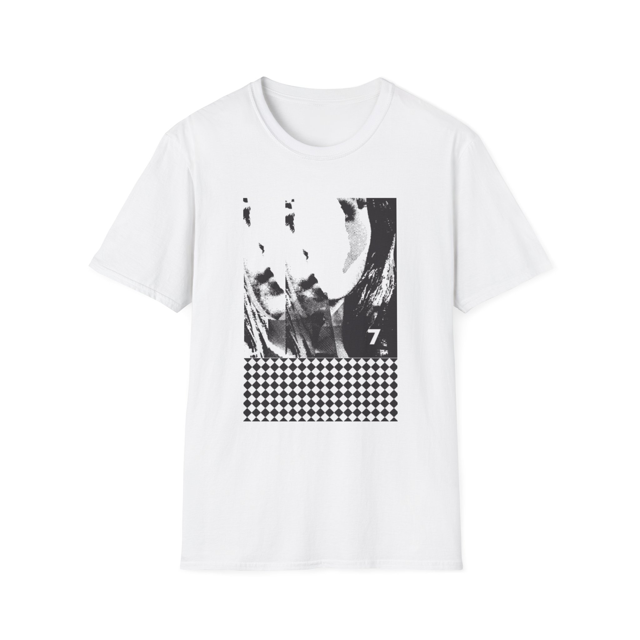 Beach House 7 Op Art Unisex Softstyle T-Shirt