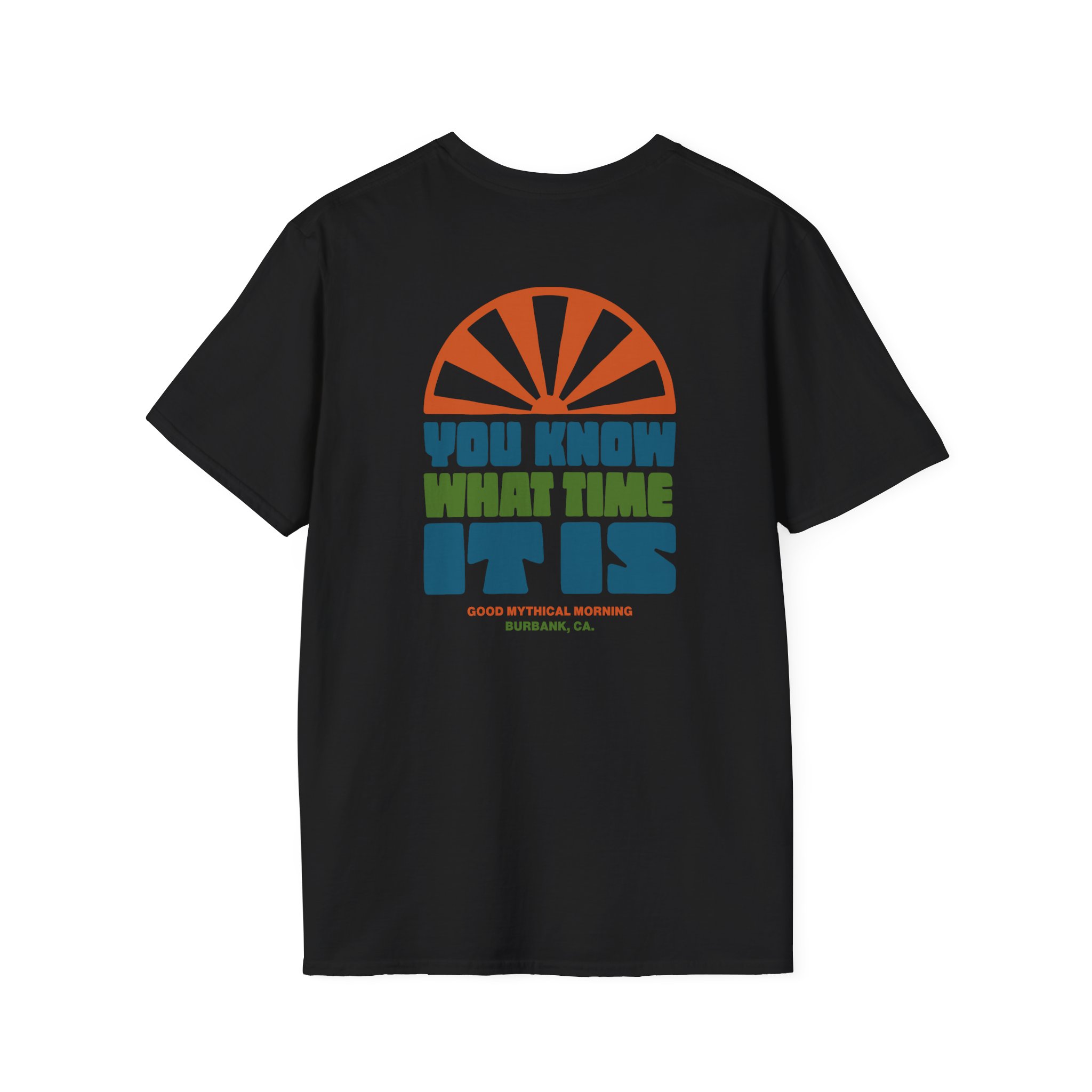 Good Mythical Morning You Know What Time It is unisex softstyle t-shirt