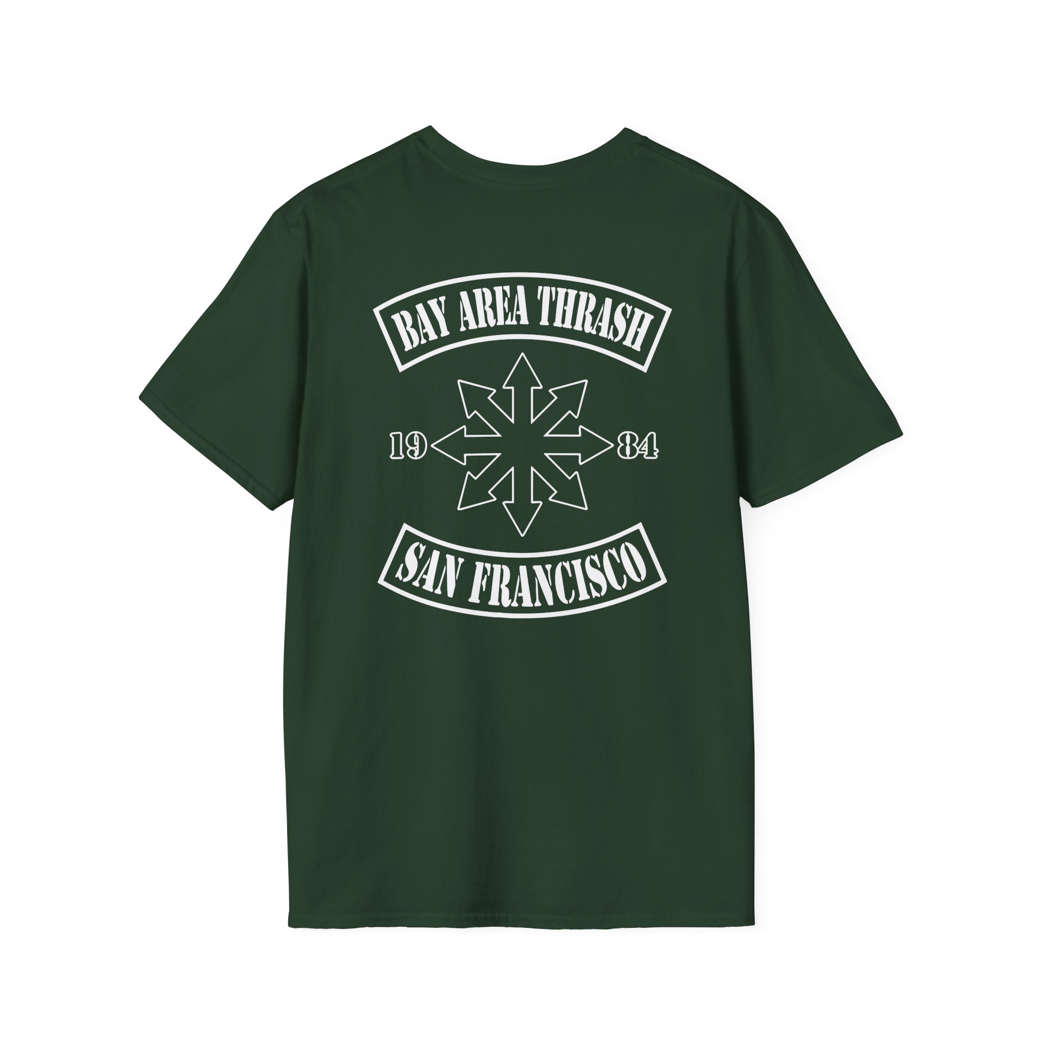Heathen Bay Area Thrash Unisex Softstyle T-Shirt