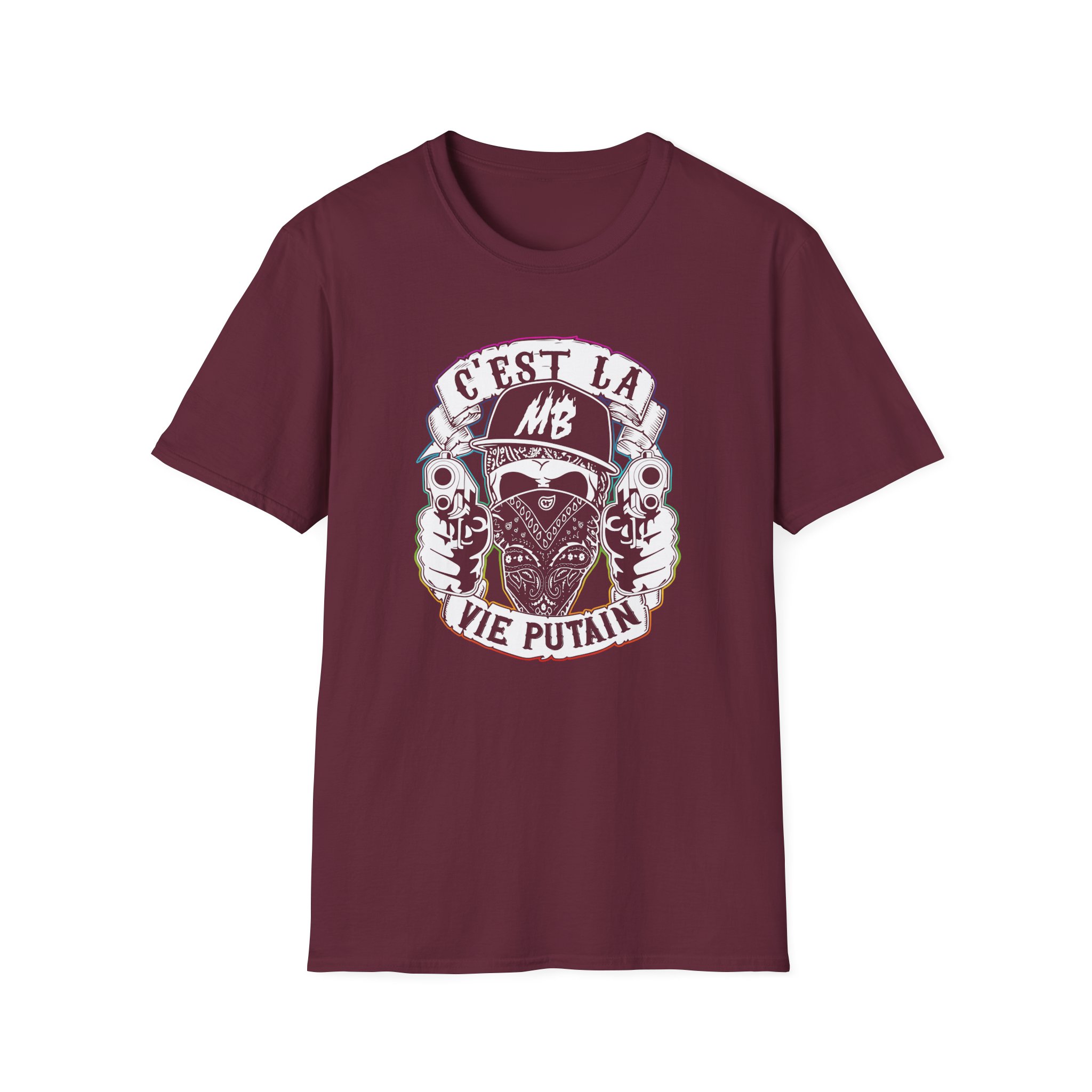 Montana Black C'est La Vie Putain Unisex Softstyle T-Shirt