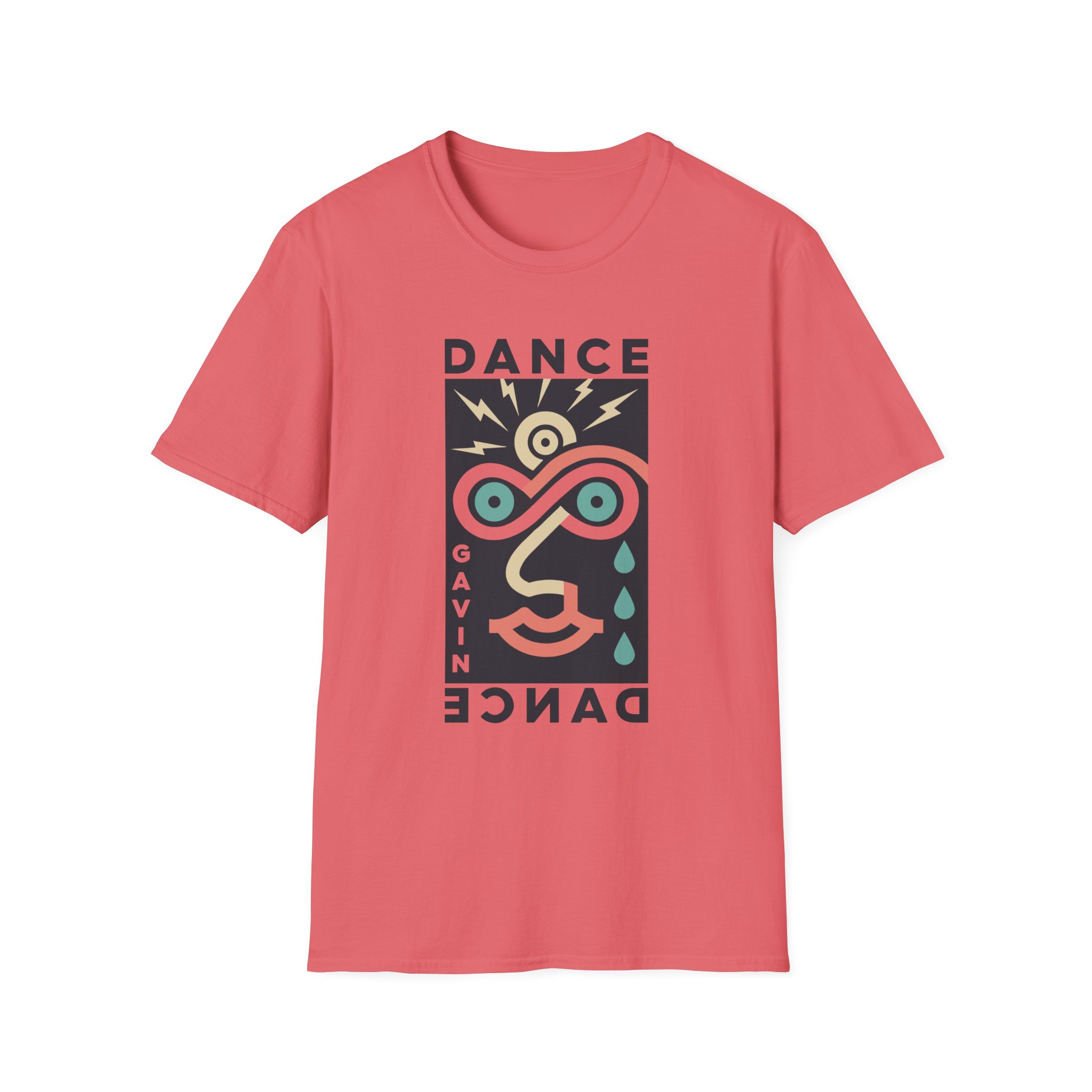 Dance Gavin Dance 8 Faces Unisex Softstyle T-Shirt