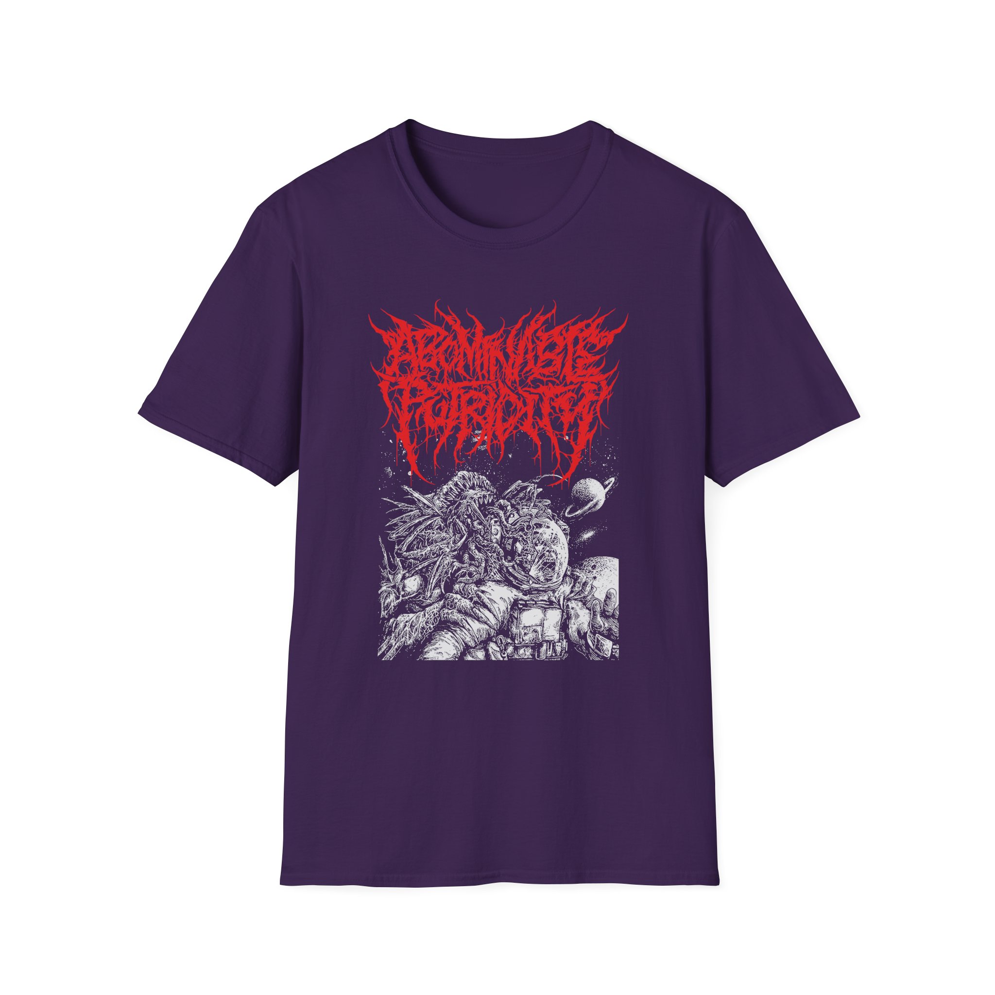 Abominable Putridity The Last Astronaut Red Logo Unisex Softstyle T-Shirt