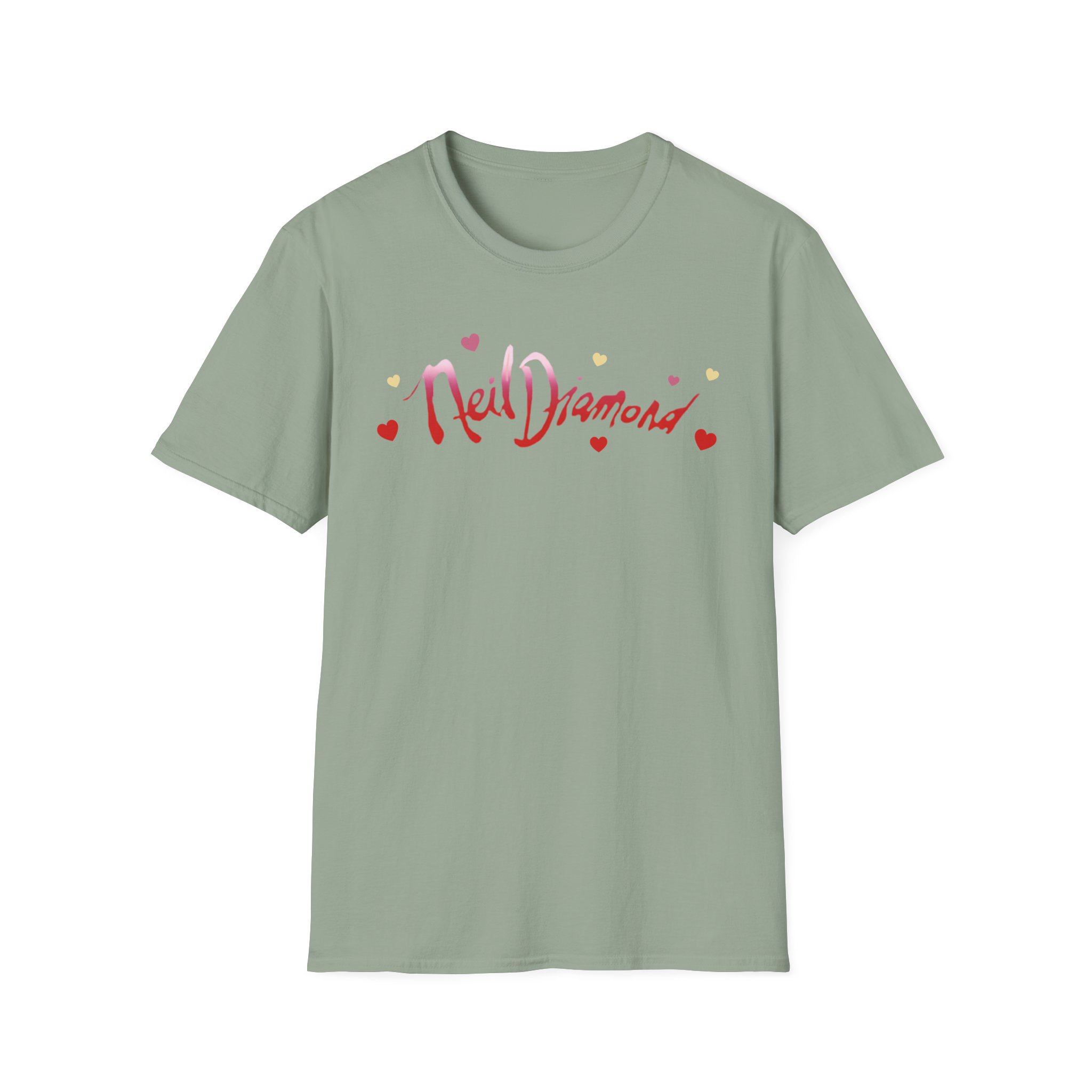 Neil Diamond Logo Heart Unisex Softstyle T-Shirt