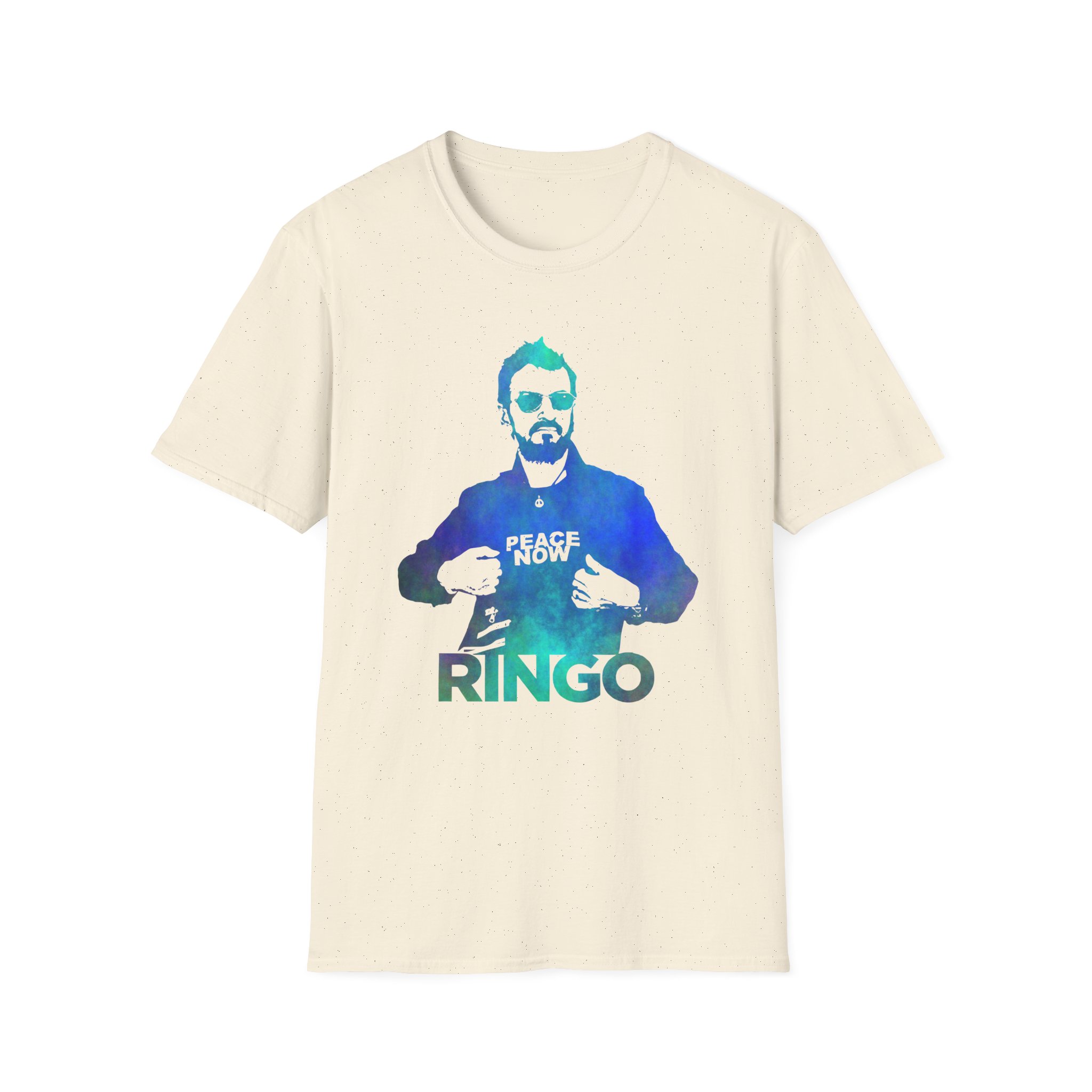 Ringo Starr Peace Now Mint Unisex Softstyle T-Shirt