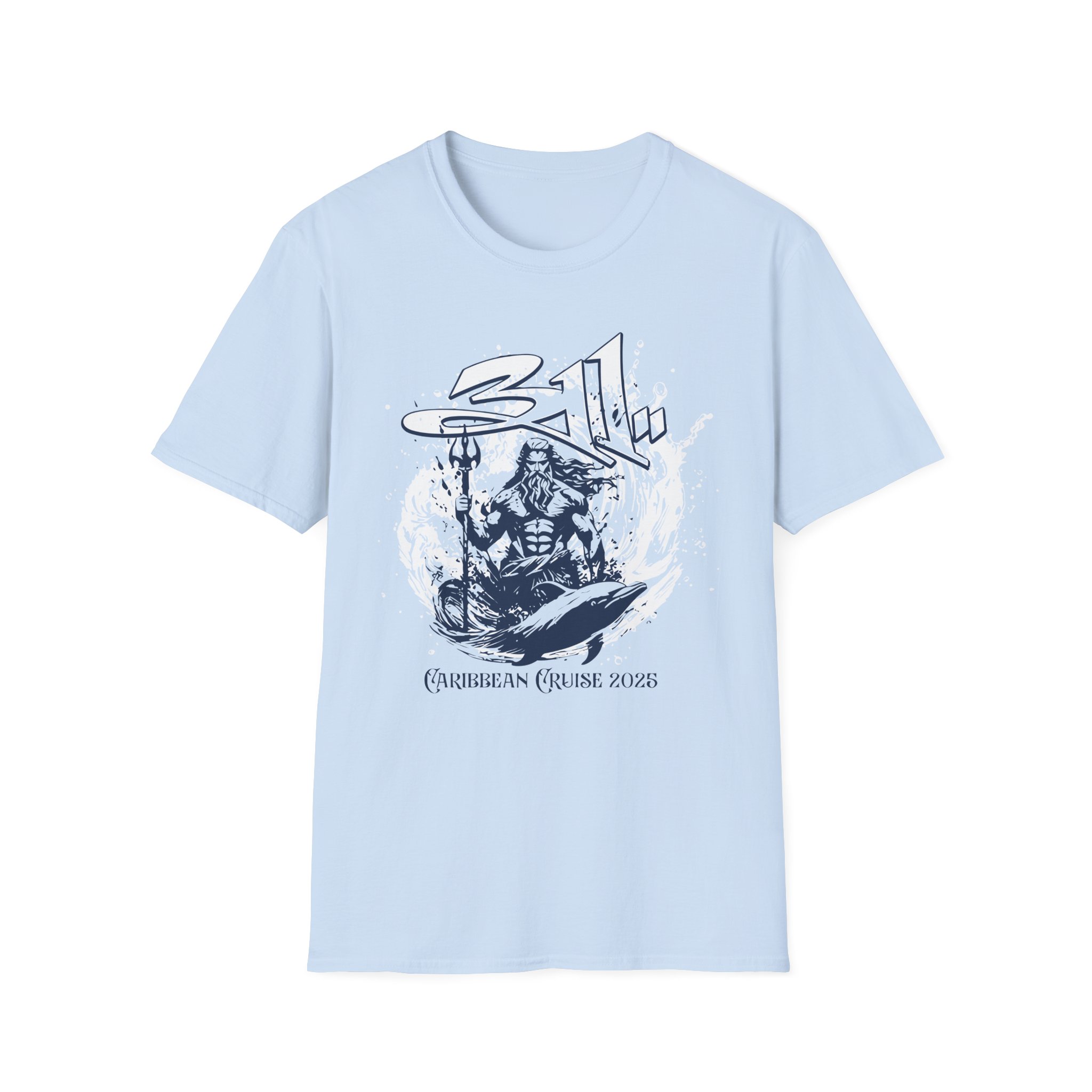 311 Caribbean Cruise 2025 Poseidon Unisex Softstyle T-Shirt