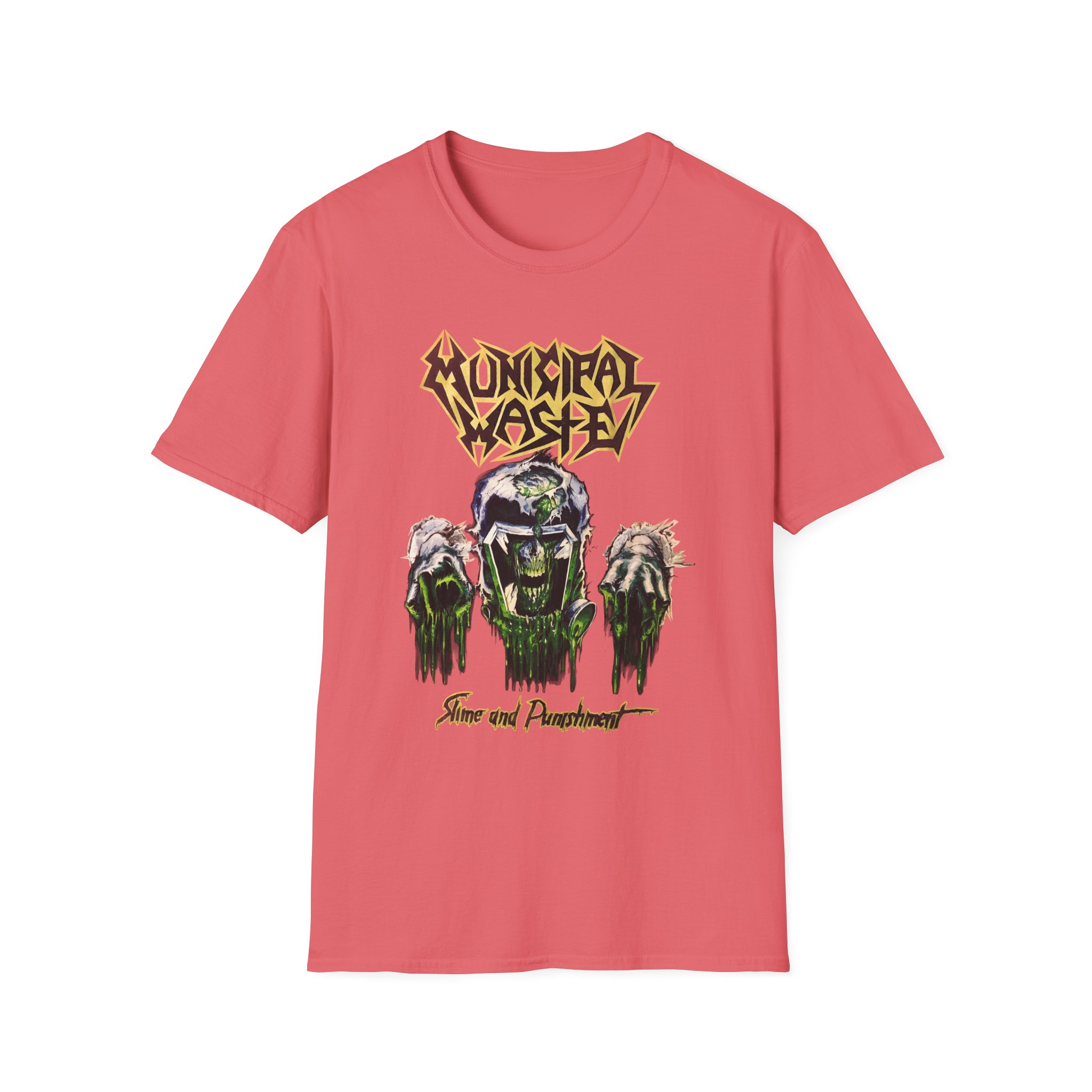 Municipal Waste Slime and Punishment Unisex Softstyle T-Shirt