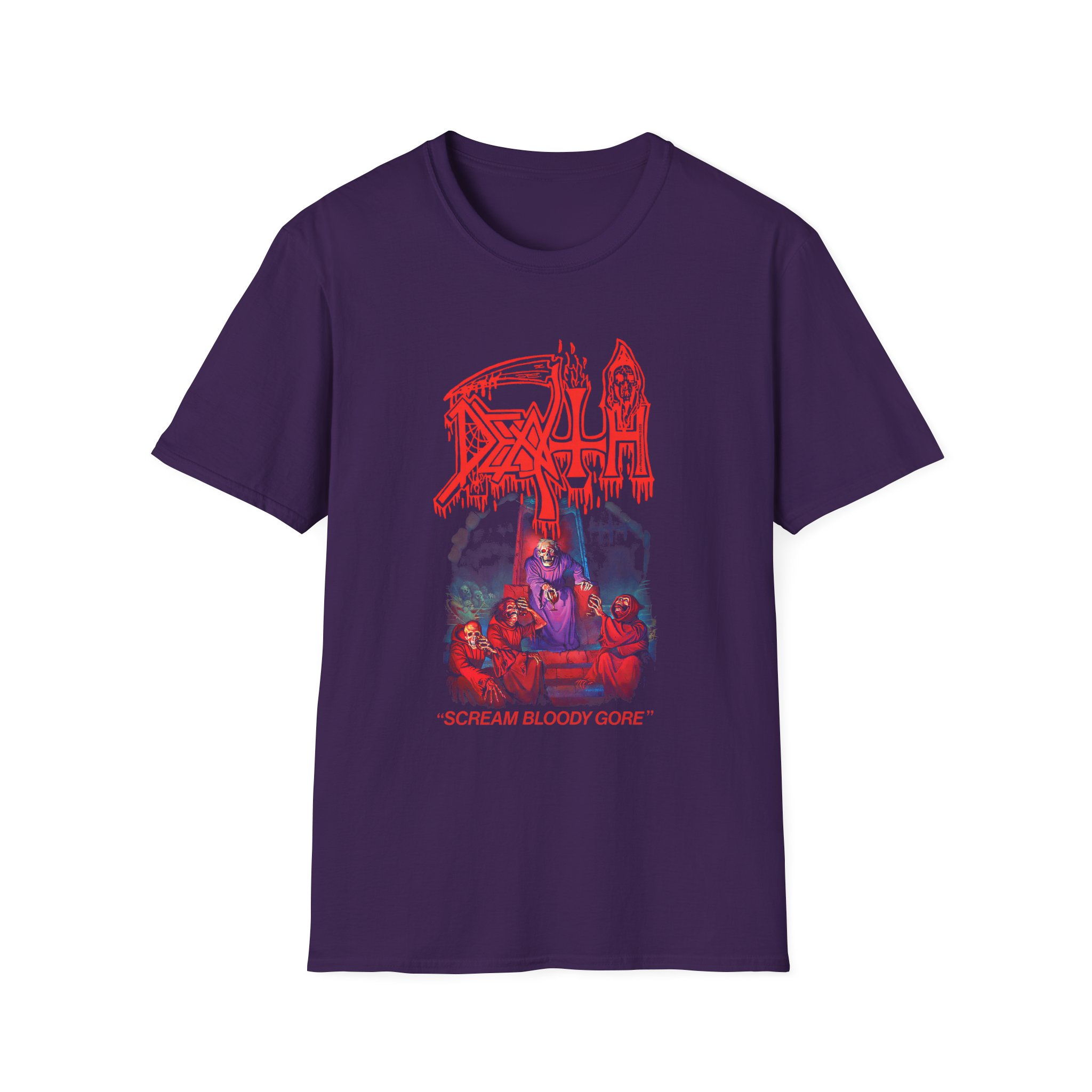 Death Scream Bloody Gore Unisex Softstyle T-Shirt