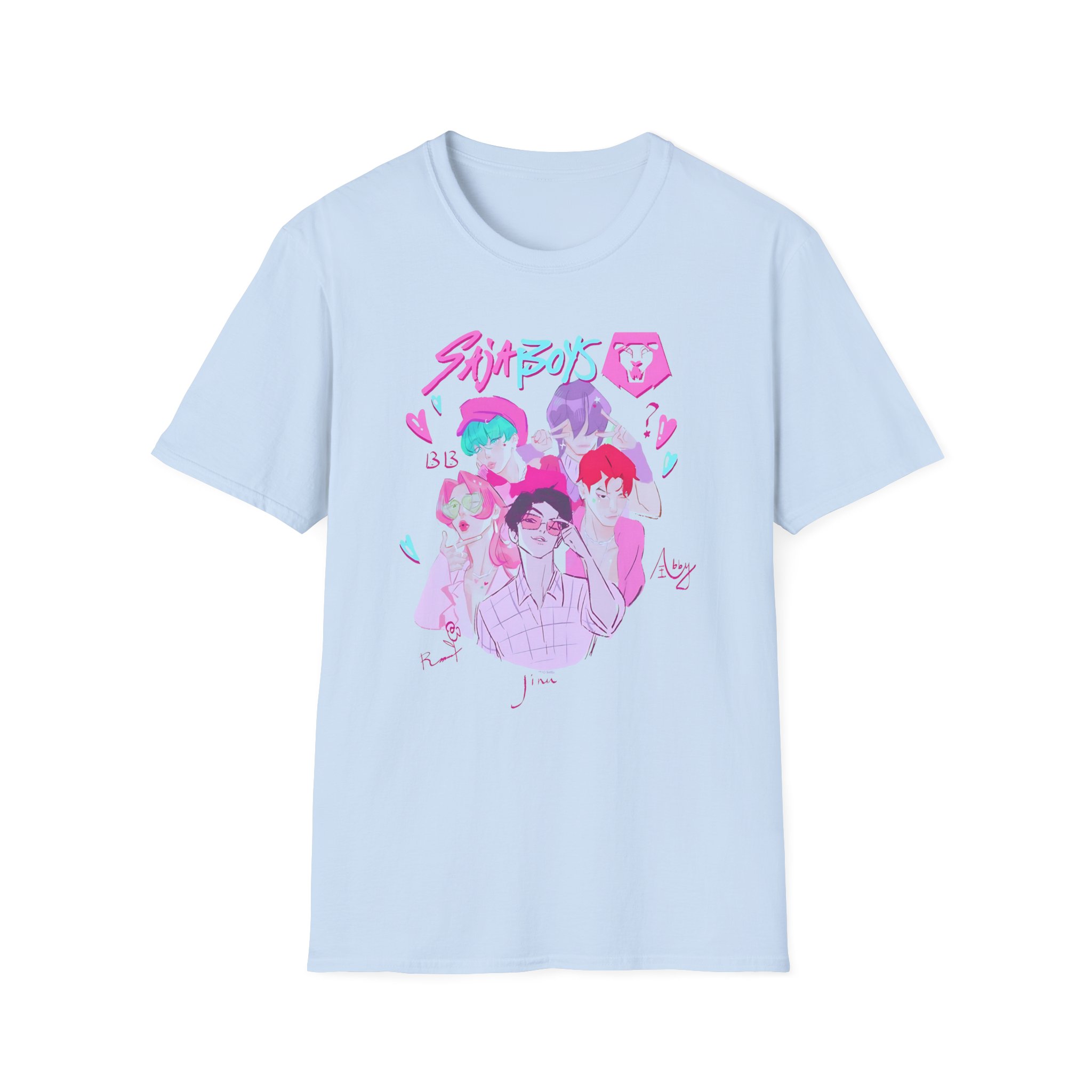 Kpop Demon Hunters Saja Boys Unisex Softstyle T-Shirt