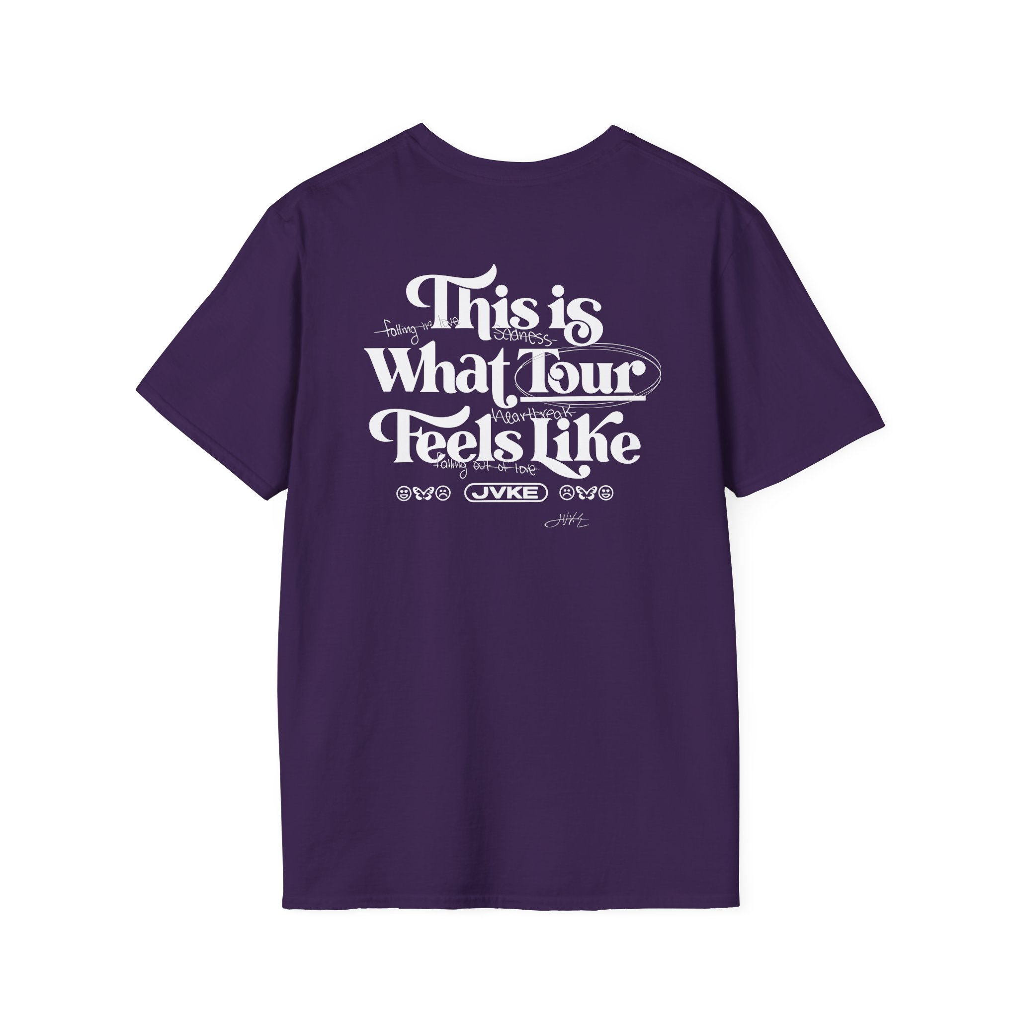 Jvke What Tour Feels Like Unisex Softstyle T-Shirt