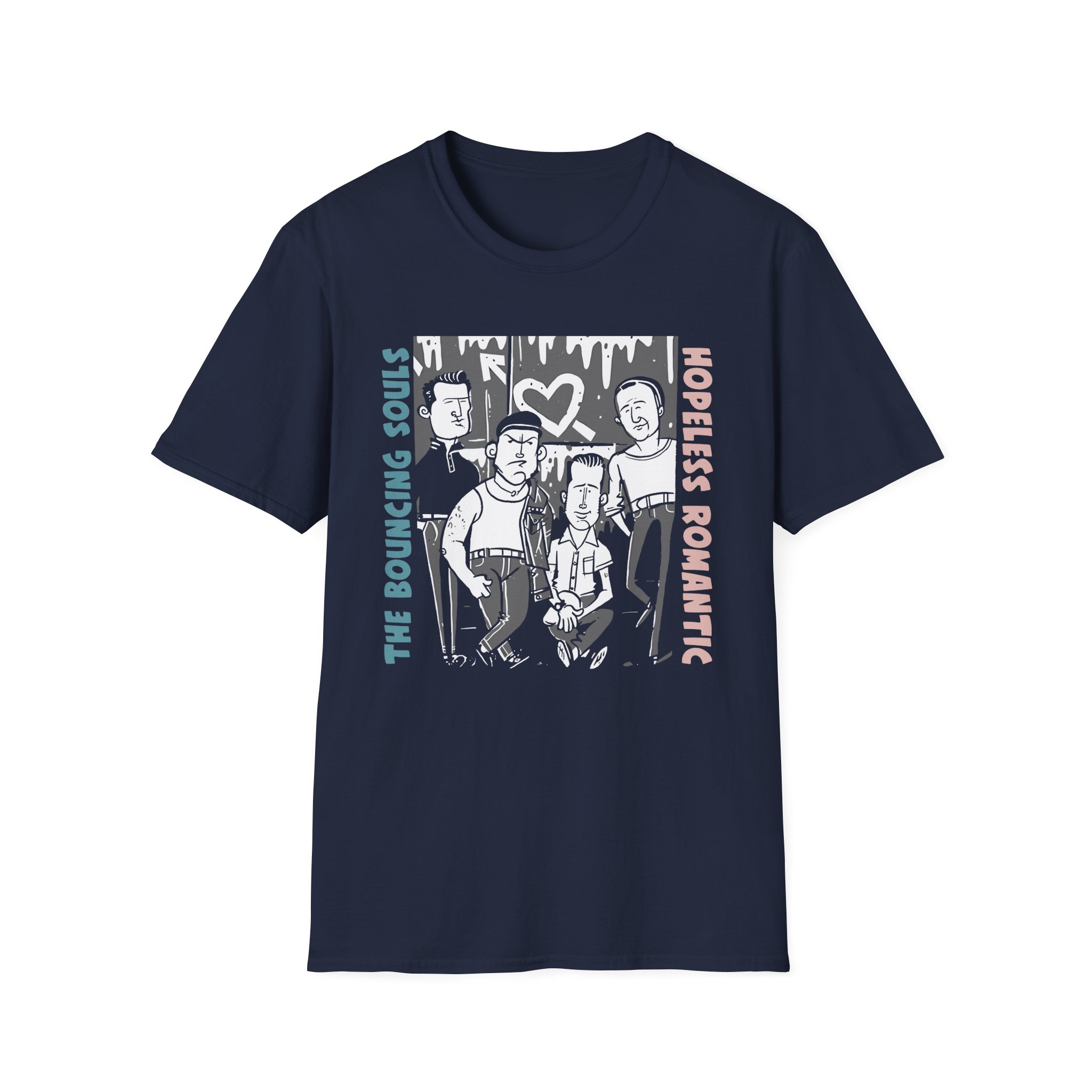 The Bouncing Souls Hopeless Romantic Unisex Softstyle T-Shirt