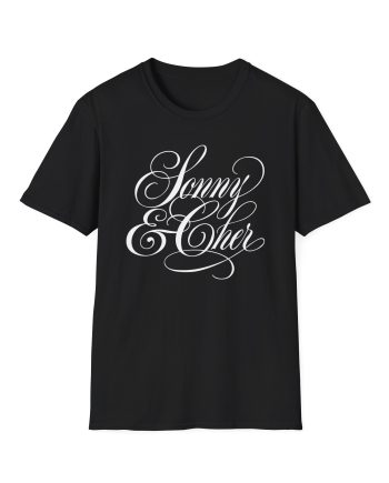 Sonny & Cher Fancy Script Unisex Softstyle T-Shirt