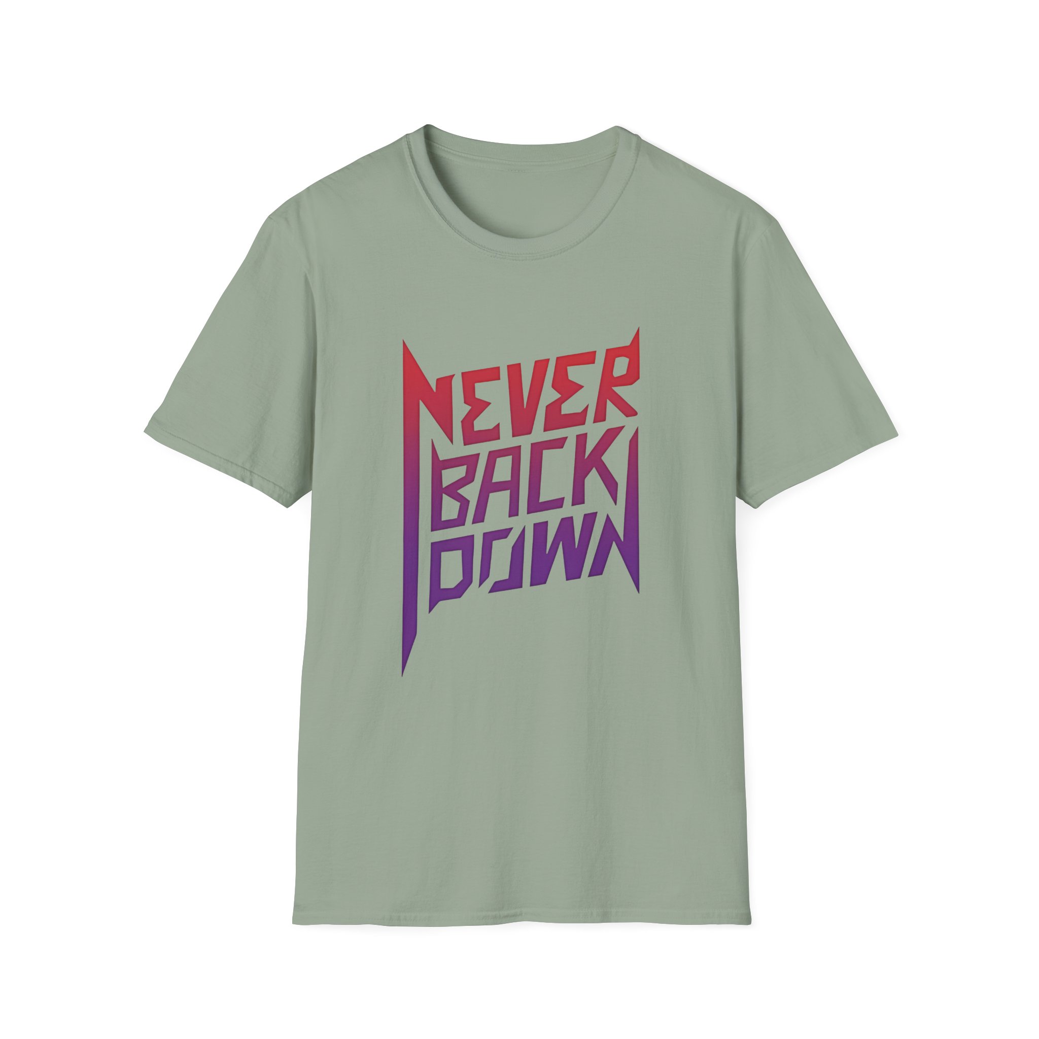 Nick Eh 30 Never Back Down Unisex Softstyle T-Shirt