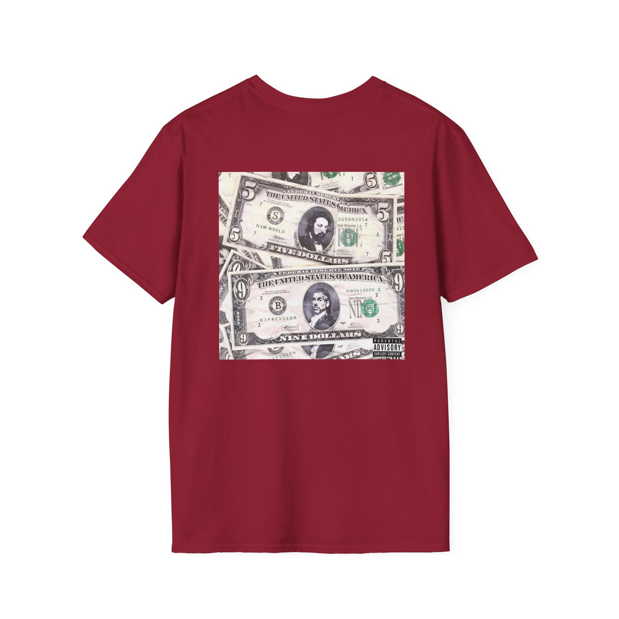 Suicide Boys World Depression Album Cover 2 Unisex Softstyle T-Shirt