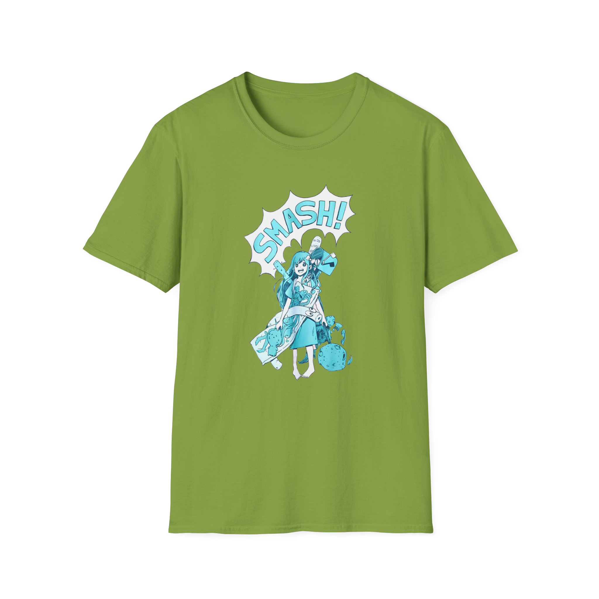 Omori Aubrey Smash! Unisex Softstyle T-Shirt