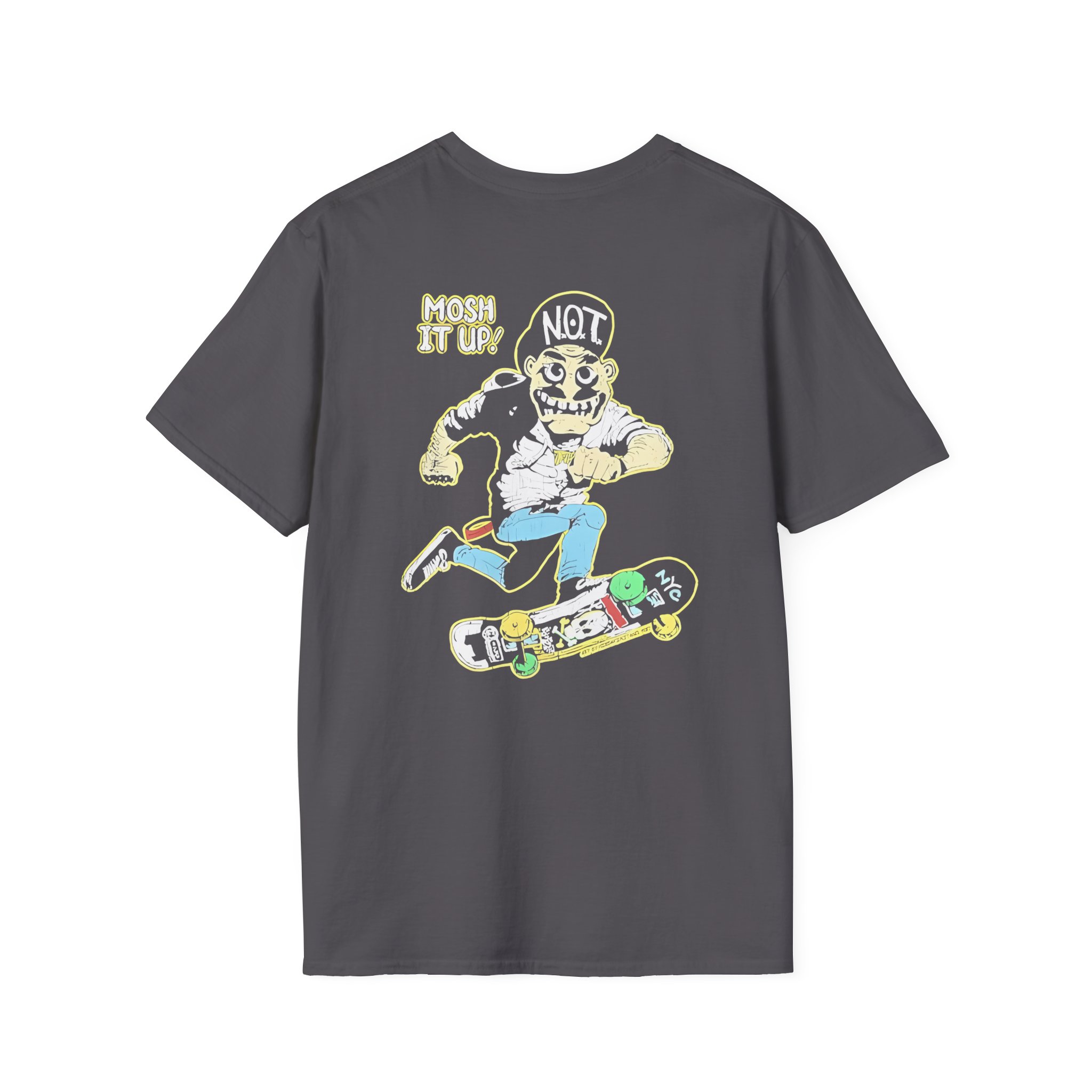 Anthrax Mosh It Up Skater Unisex Softstyle T-Shirt
