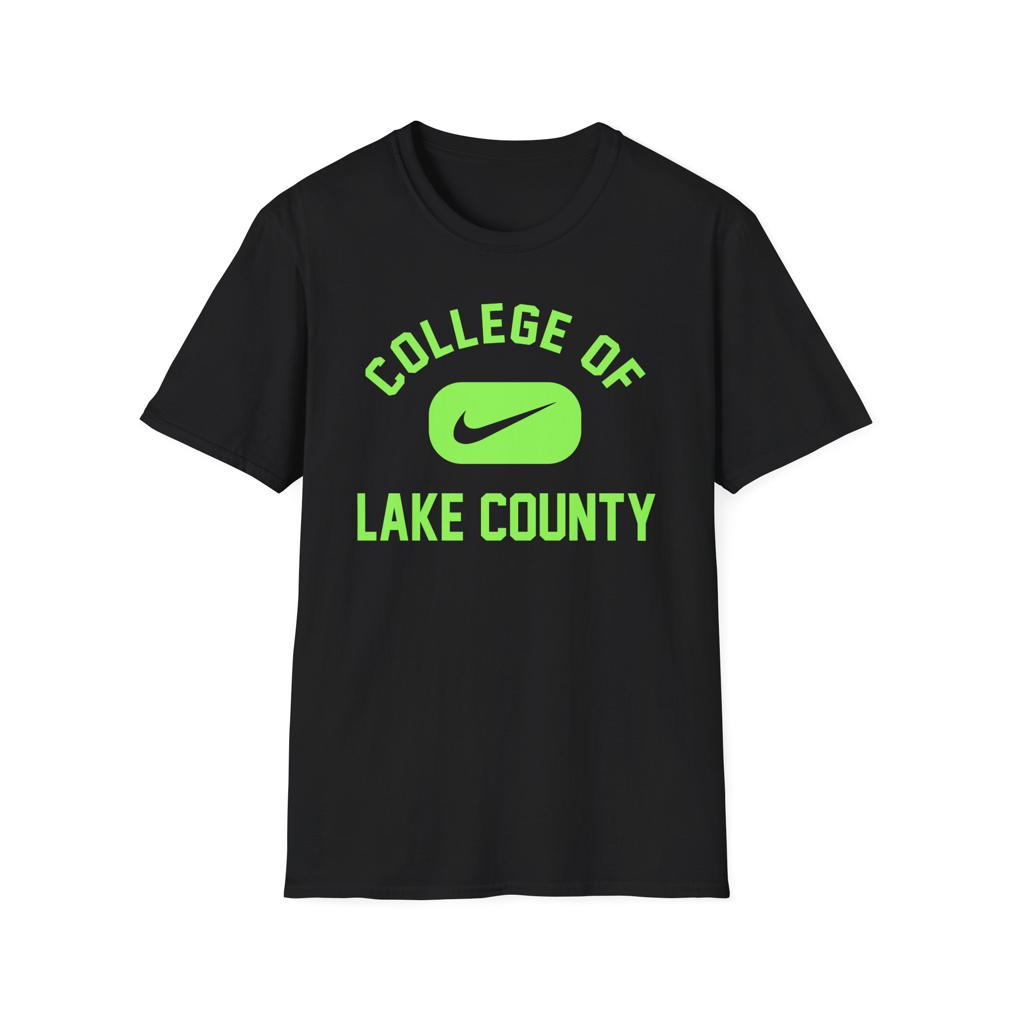College Lake County Nike Lancers Unisex Softstyle T-Shirt